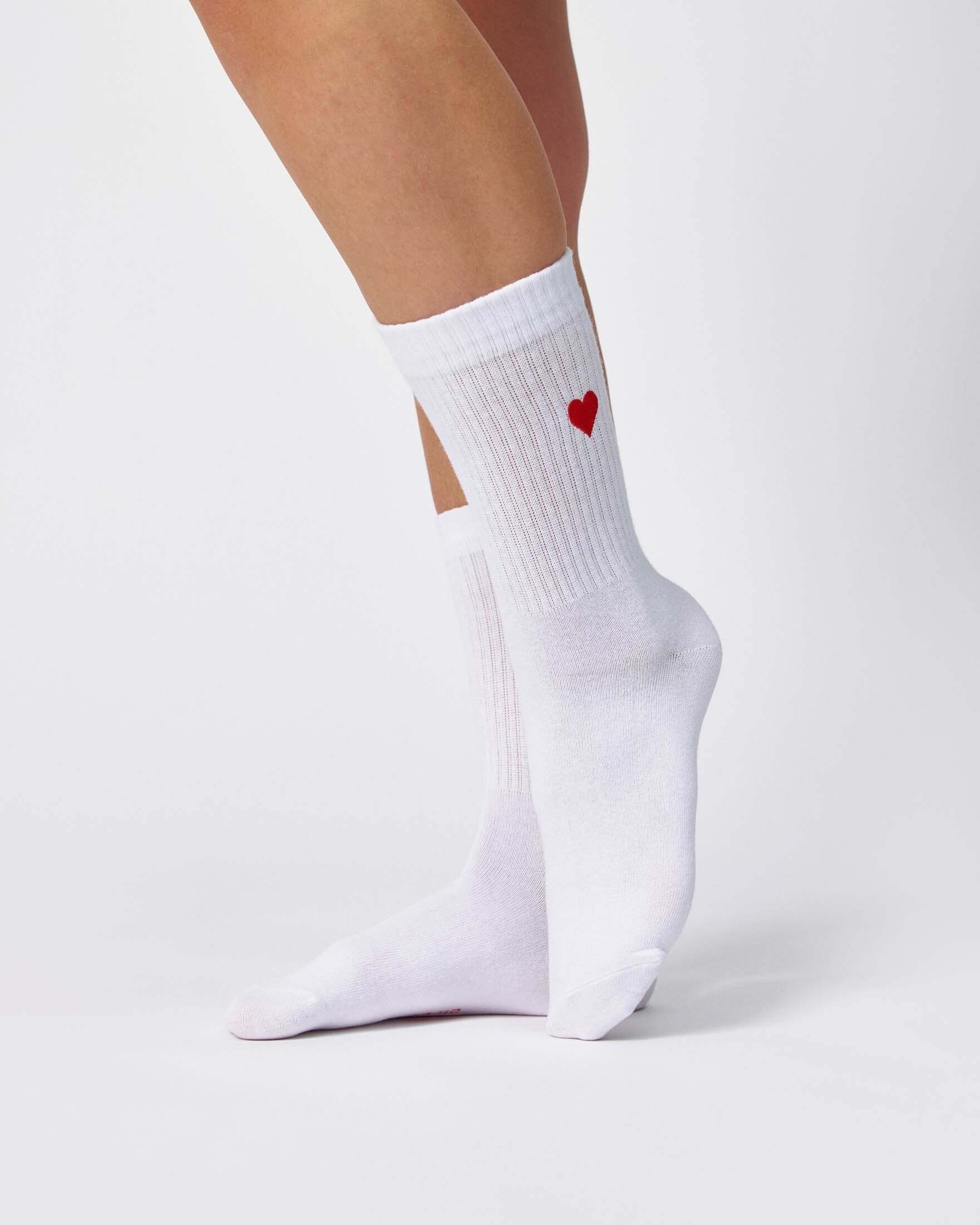 SNOCKS Tennissocken Hohe Sportsocken Love Special (2-Paar) aus Bio-Baumwoll günstig online kaufen