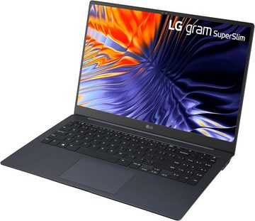 LG Electronics SuperSlim (2023) Ultralight Notebook (Intel Core i7, Intel Iris Xe Graphics, 1000 GB SSD, 16GB RAM 16h Akkulaufzeit 16:9 OLED, Full-HD Thunderbolt 4, Mirametrix)