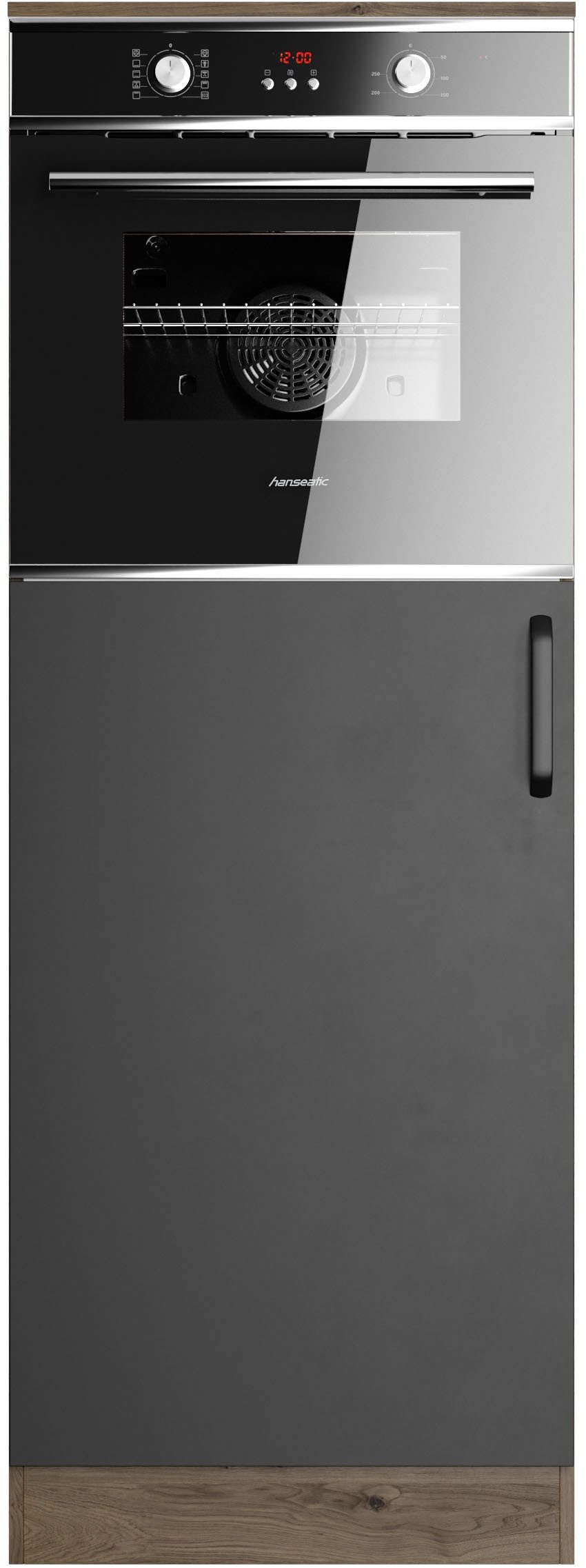 wiho Küchen Backofen/Kühlumbauschrank Elba Maße (B/H): 60/165 cm