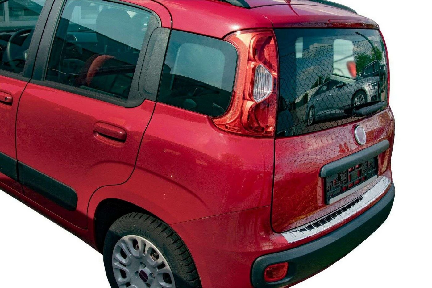 Thumbnail - RECAMBO Ladekantenschutz für FIAT PANDA, 312 / 319 ab 2012 Stoßstangenschutz, V2A rostfrei, Exklusive Optik, praktischer...