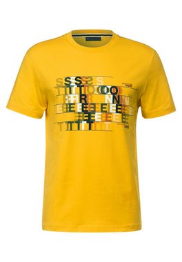 STREET ONE MEN T-Shirt mit Wording-Print