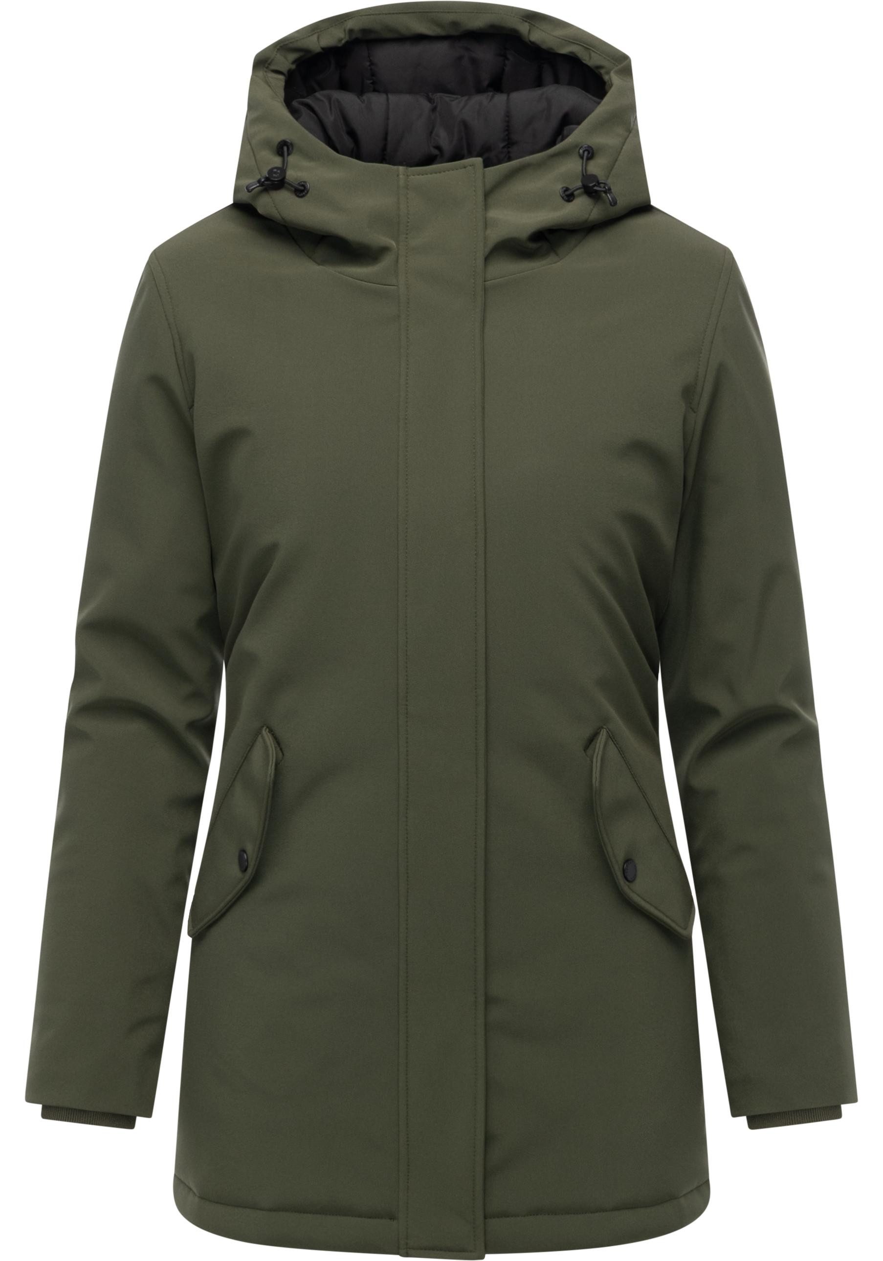 Ragwear Softshellmantel Navanuti Wasserdichter Wintermantel mit Kapuze – Bild 4 von 5