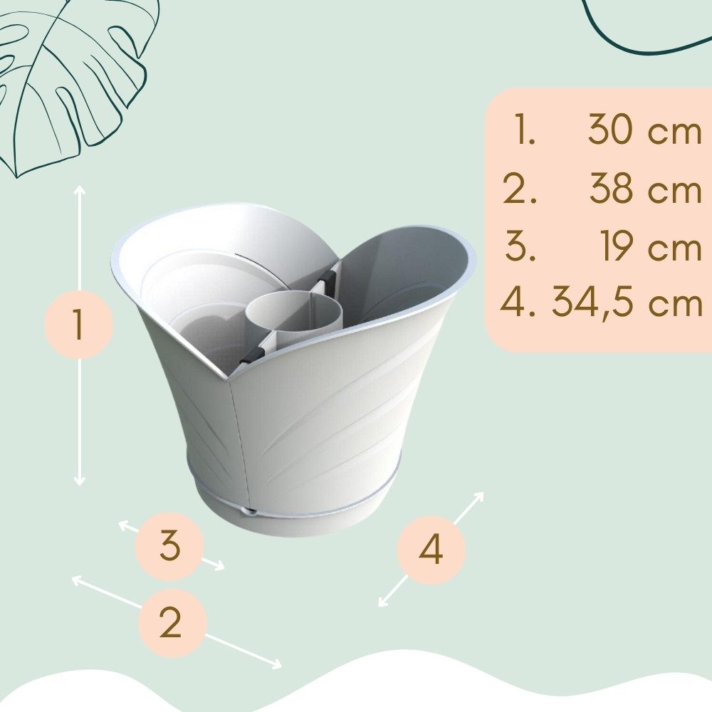 GarPet Blumentopf Blumentopf um Säule herum günstig online kaufen