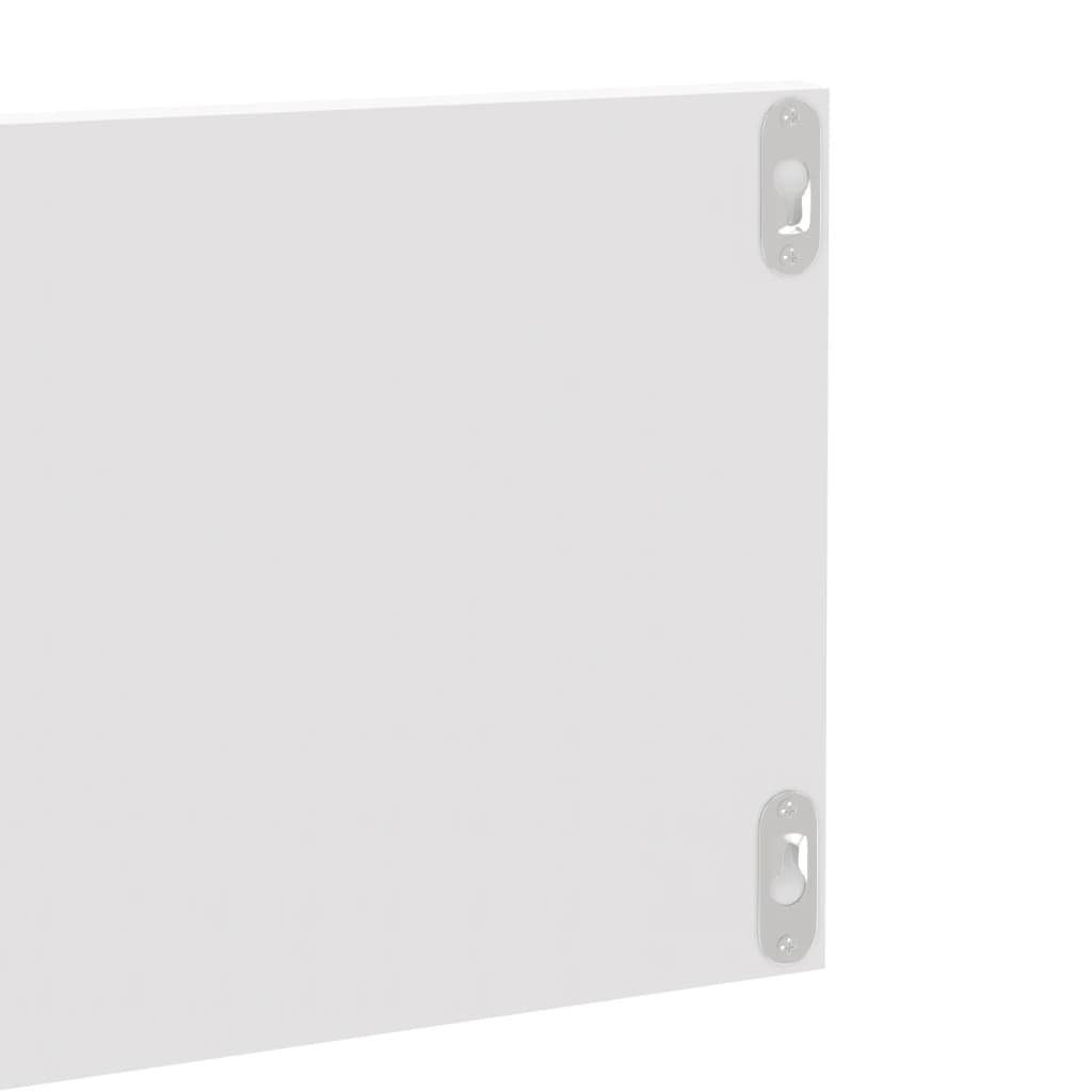 Spanplatte Wandregale Hochglanz-Weiß Stk 2 Regal vidaXL cm 80x11,5x18