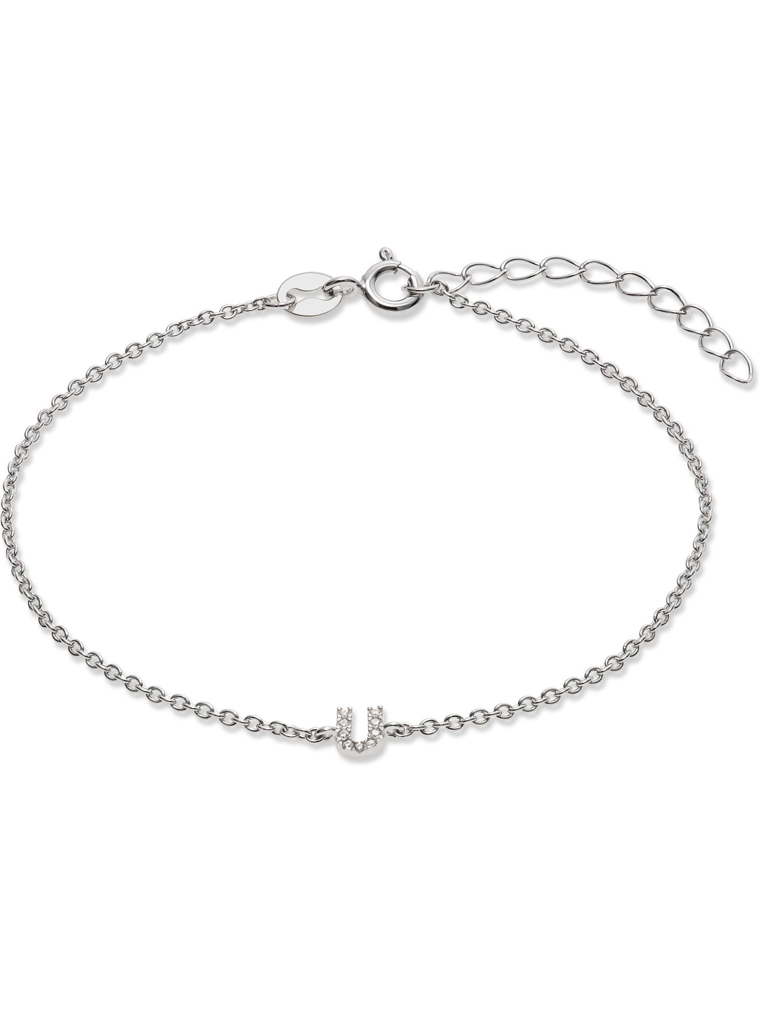 FAVS Silberarmband FAVS Damen-Armband 925er Silber Zirkonia U, Klassisch