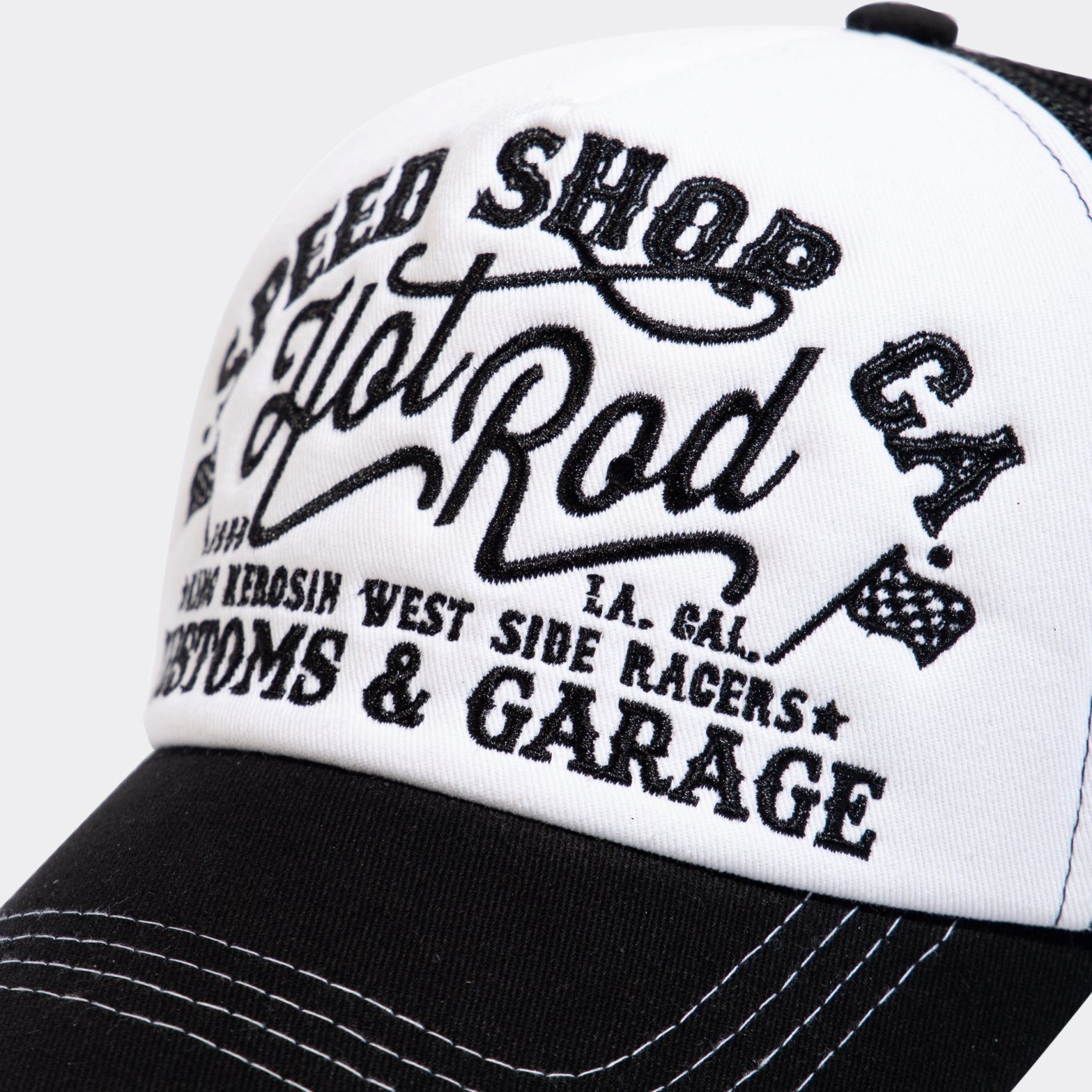 KingKerosin Trucker Cap Speed Shop (1-St) im Kontrast-Design