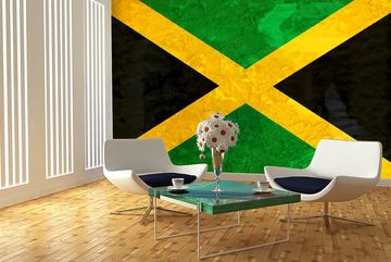 WandbilderXXL Fototapete Jamaika, glatt, Länderflaggen, Vliestapete, hochwertiger Digitaldruck, in verschiedenen Größen