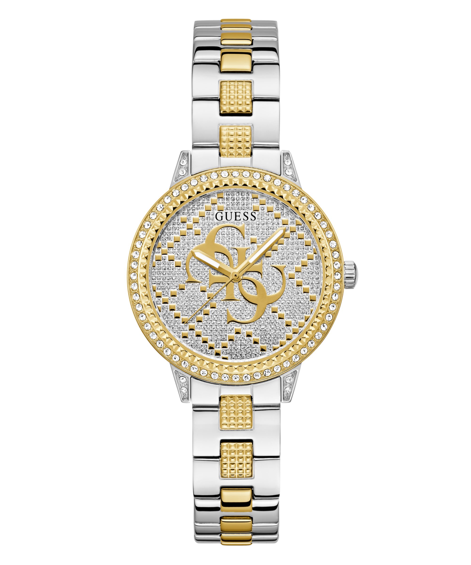 Guess Quarzuhr G LACE GW0944L3, Armbanduhr, Damenuhr, Edelstahlarmband, Kri günstig online kaufen
