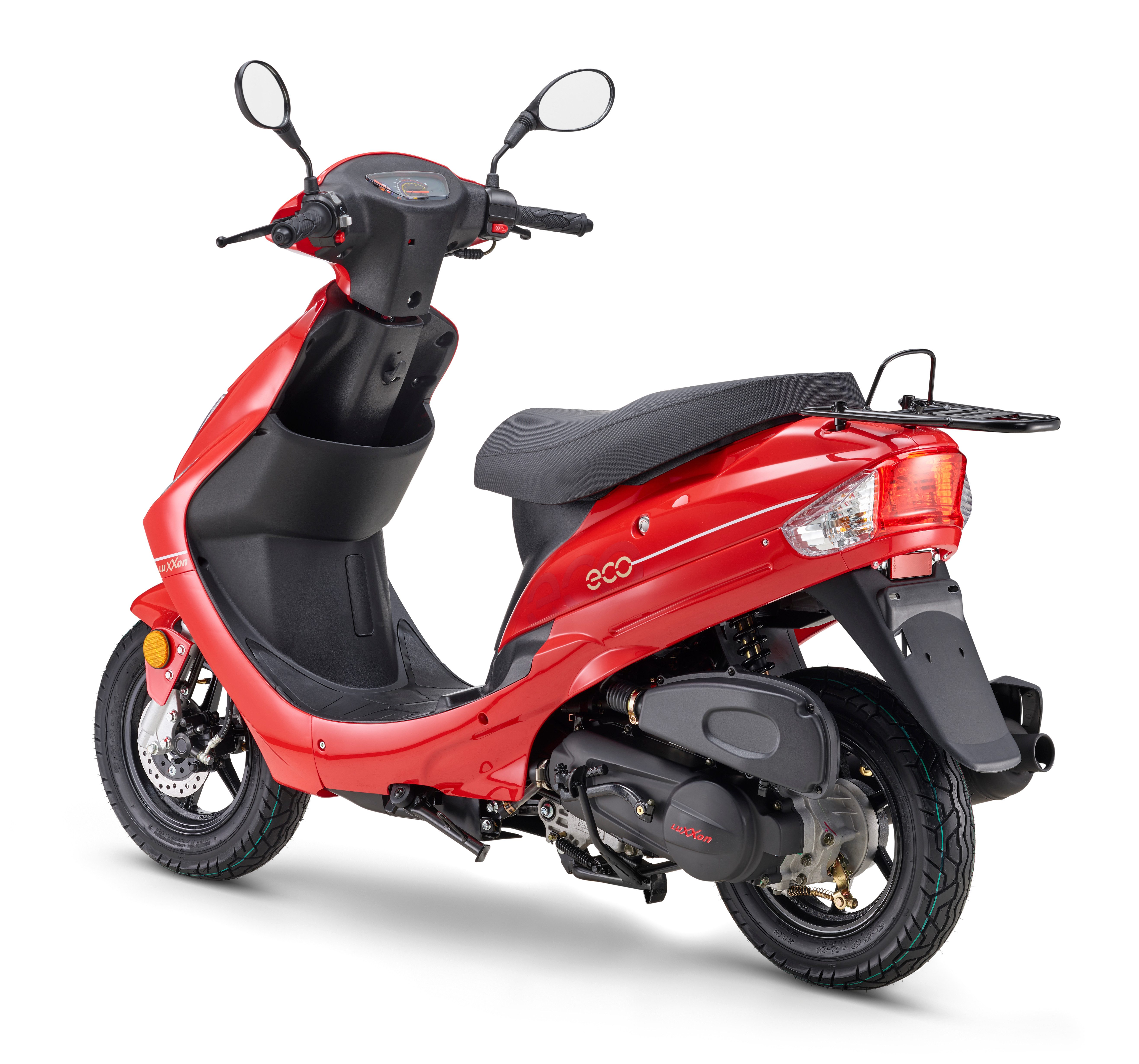 Luxxon Motorroller ECO (45km/h), 50 ccm, City-Roller, EFI, 50 ccm, 45 km/h, Euro 5, (Staufach, Roller, Scooter, Benzin), Euro 5, Kraftstoffeinspritzung (EFI), Lenkerschloss, Cityroller, 3 PS