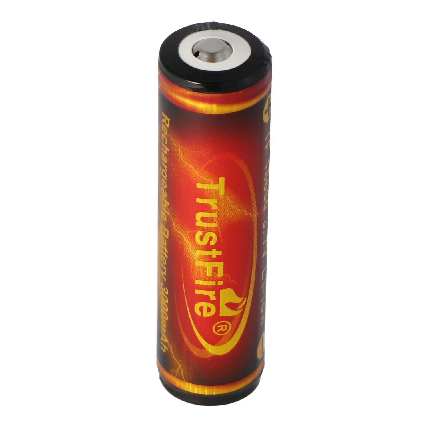 Trustfire 18650 3000mAh 3,7 Volt geschützter Li-Ion-Akku Abmessungen Akku