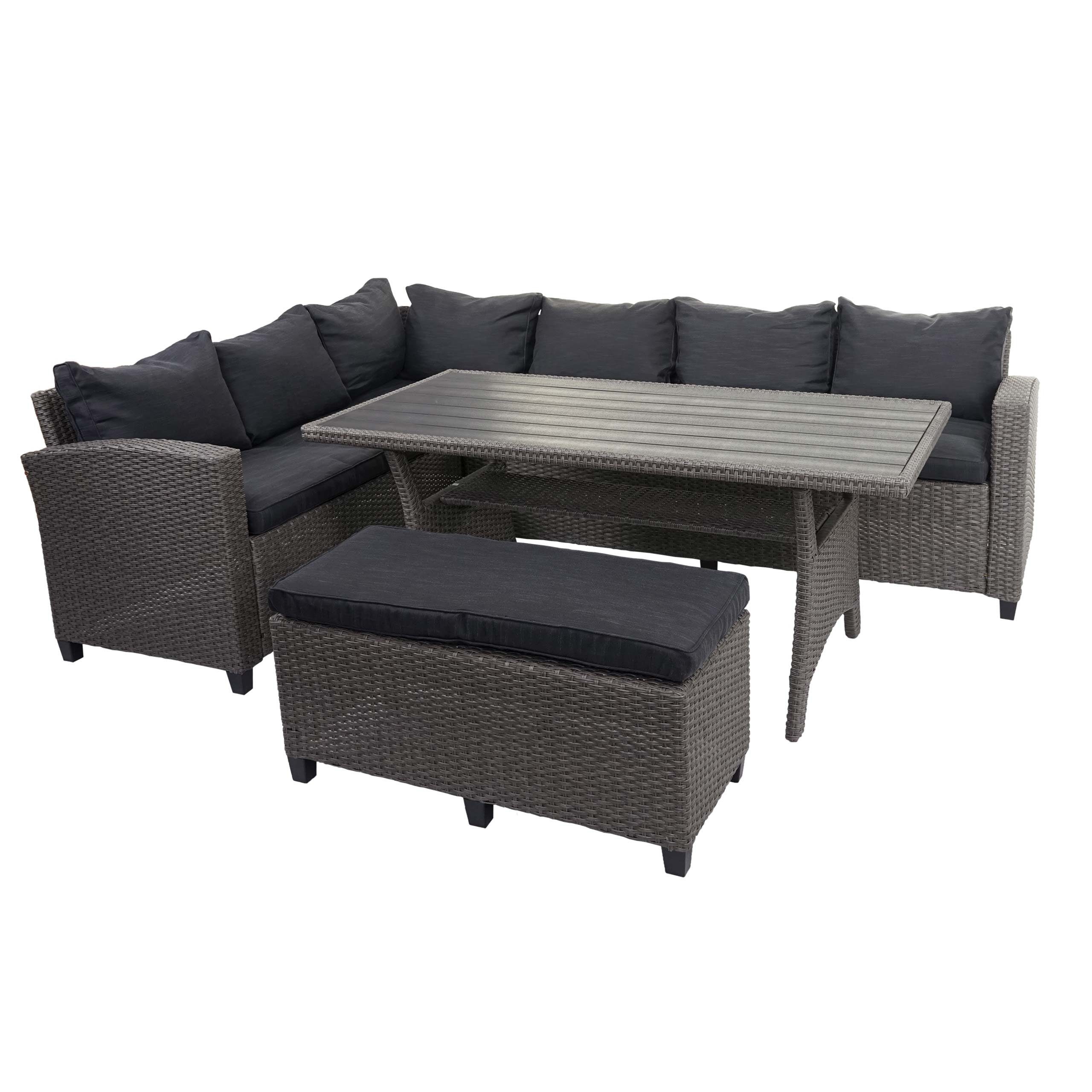 MCW Polstergarnitur MCW-E96, (4-tlg), Tisch mit günstig online kaufen