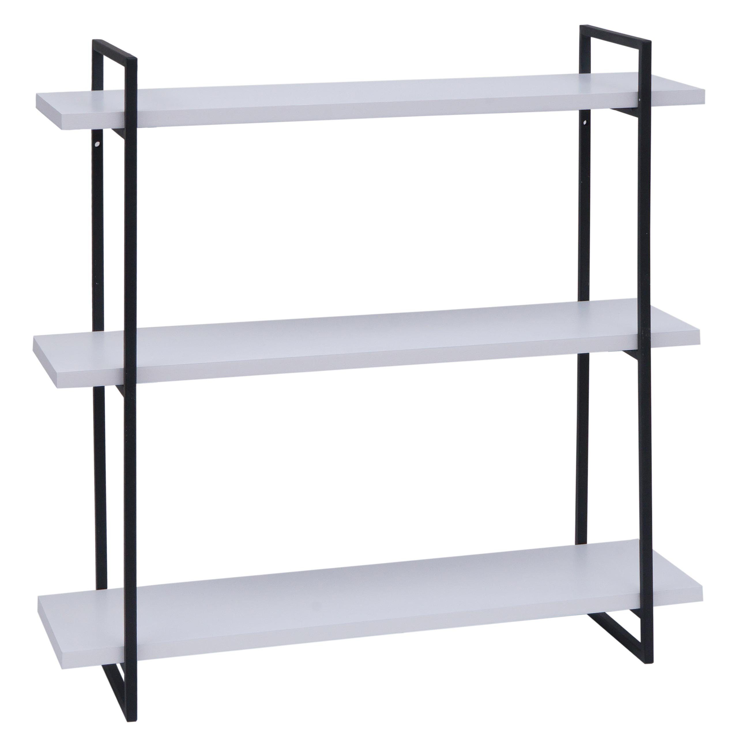 MCW Wandregal MCW-K78-W, Drei Regalböden, Industriedesign günstig online kaufen