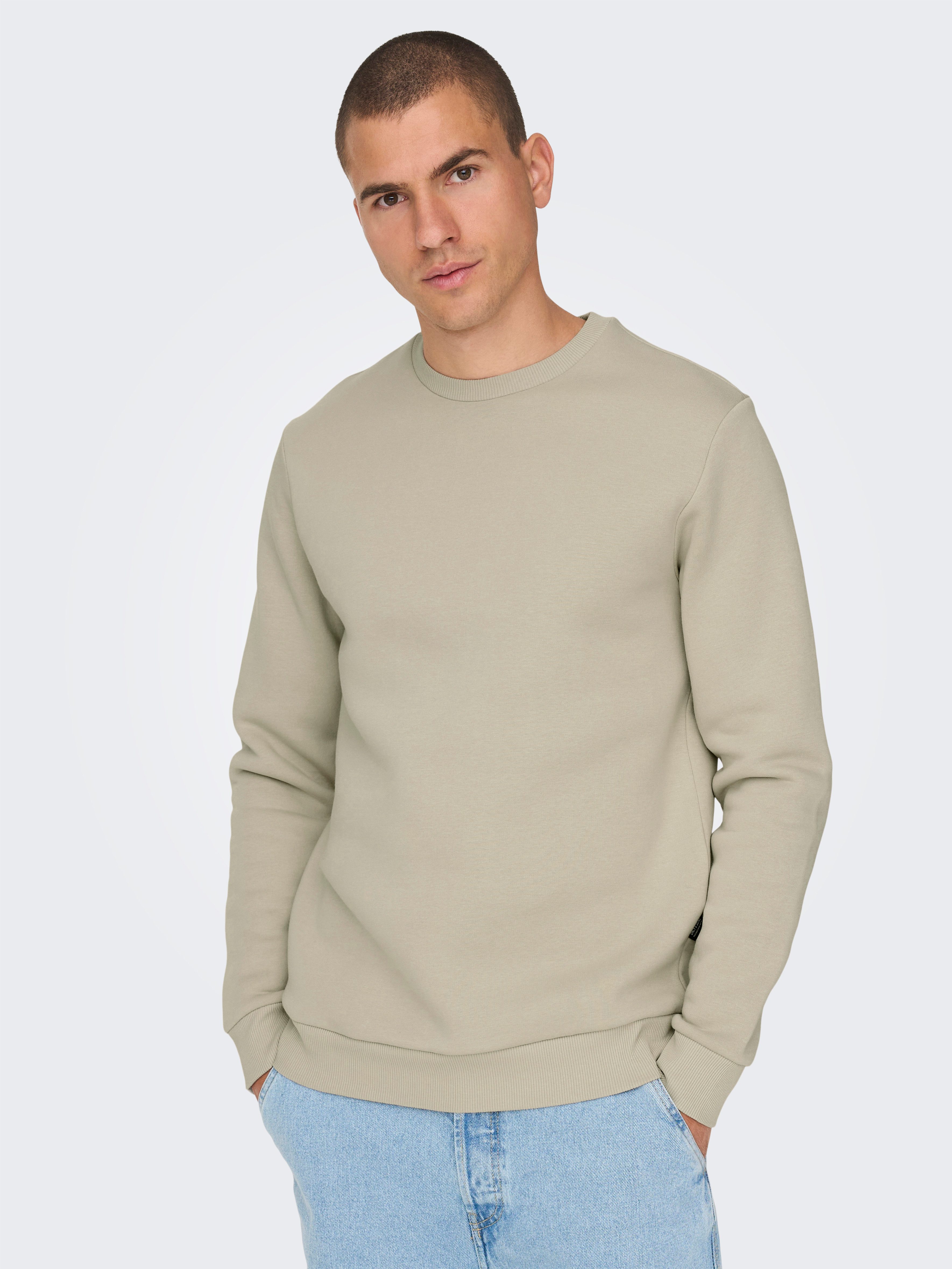 ONLY & SONS Sweatshirt ONSCERES CREW NECK NOOS Baumwollmischung, regular fi günstig online kaufen