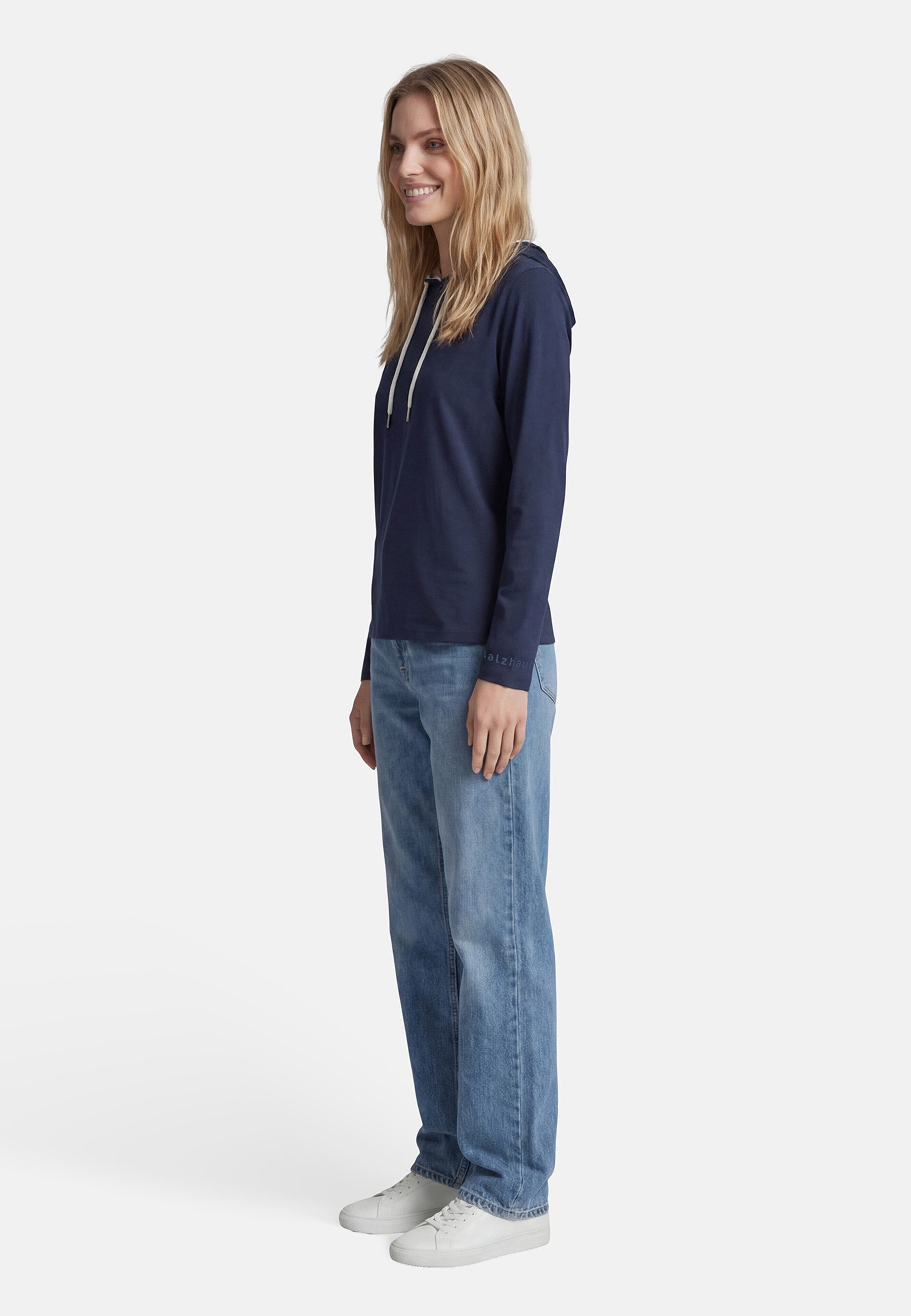 salzhaut Longsleeve ANNERLETZT Damen Relaxed-Fit Longsleeve Damen – gemütlich, frech, Küsten-Style pur! – Bild 4 von 5