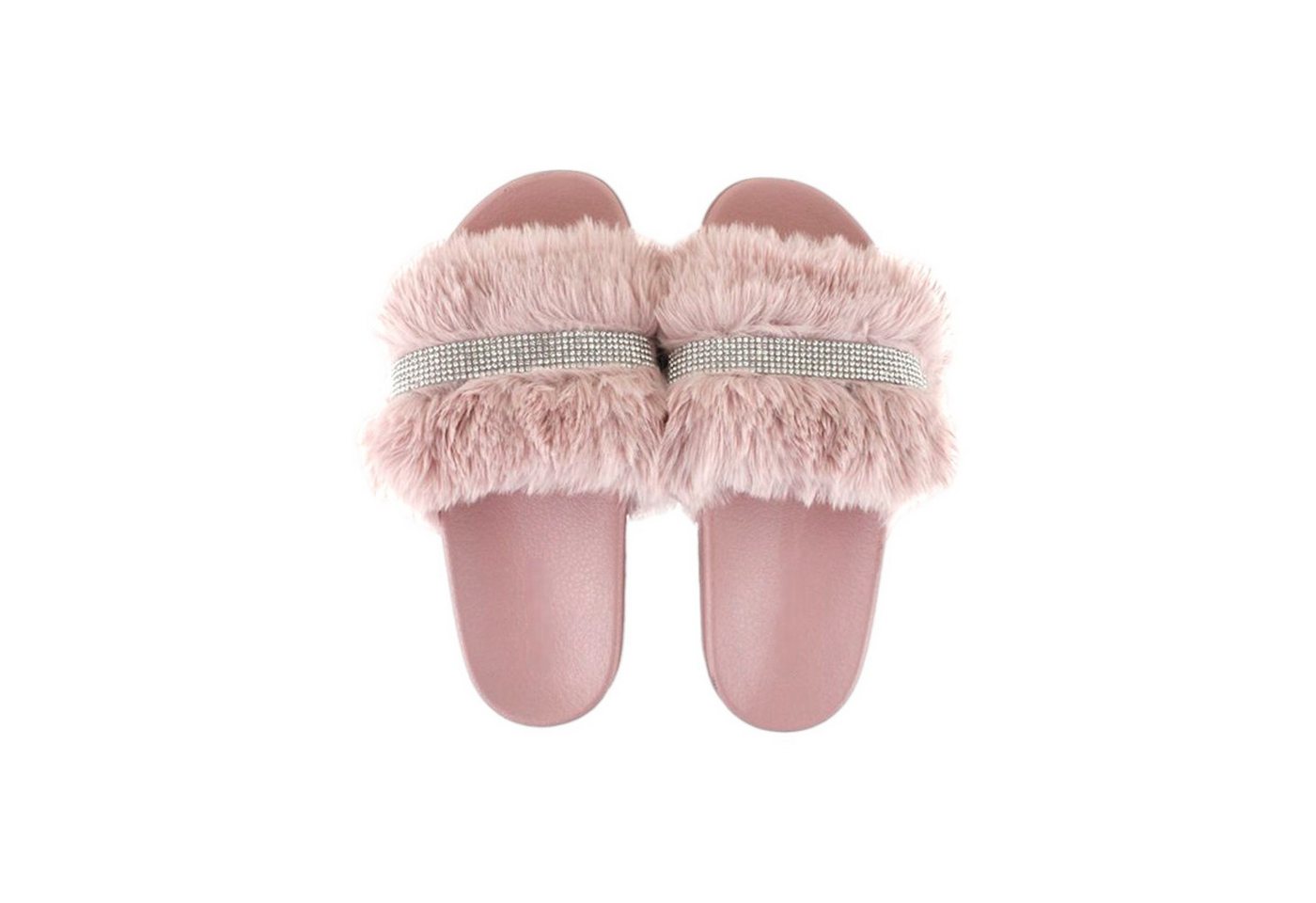 VewoTex Damen Hausschuhe mit Fell » Damenschuhe mit Kunstfell Hausschuh (1 Paar, Kein Set) Schlappen & Garten Schuhe » Pantoffeln mit Kunstpelz
