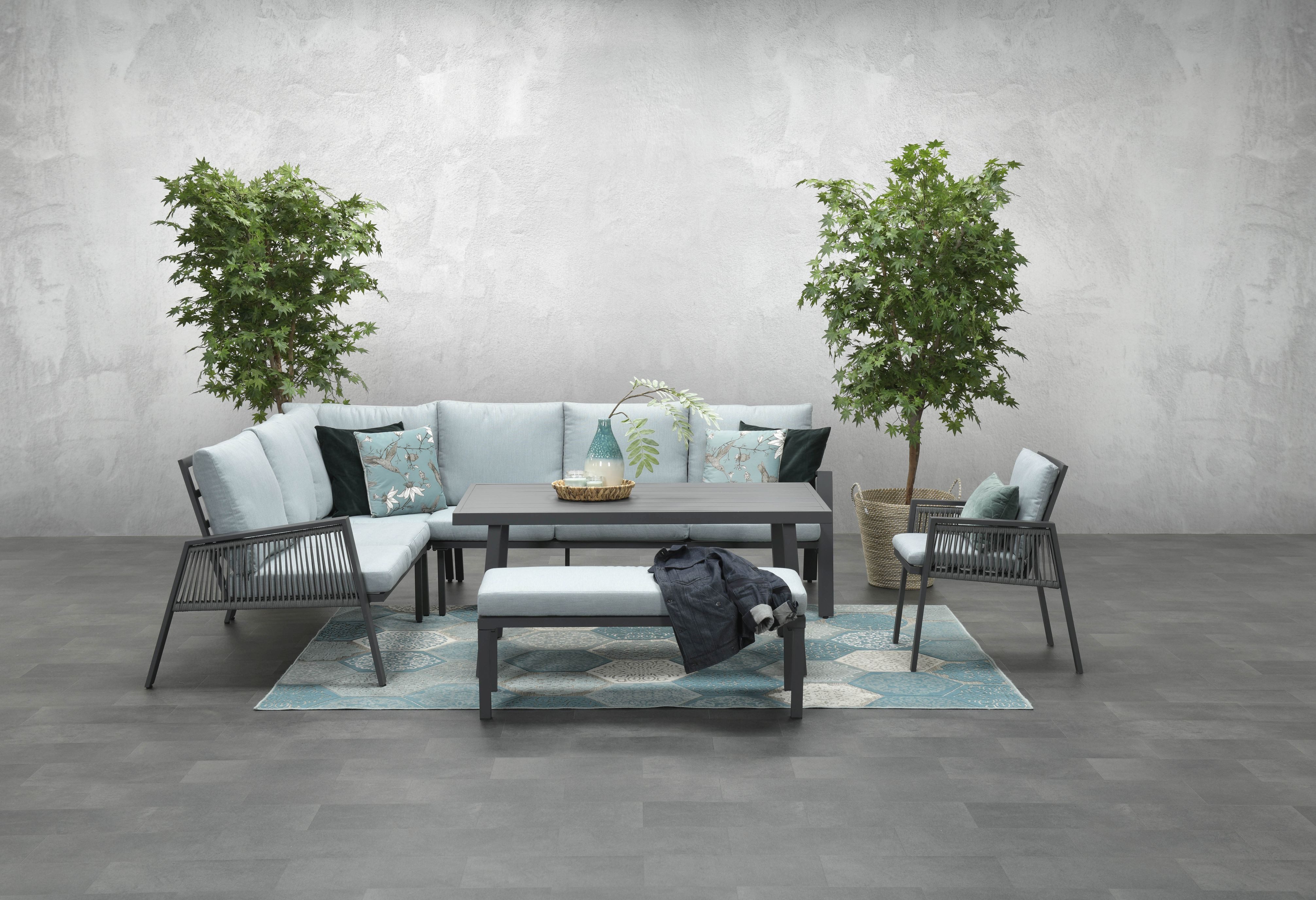Garden Impressions Gartenlounge-Set "Andrea Links", Rope günstig online kaufen