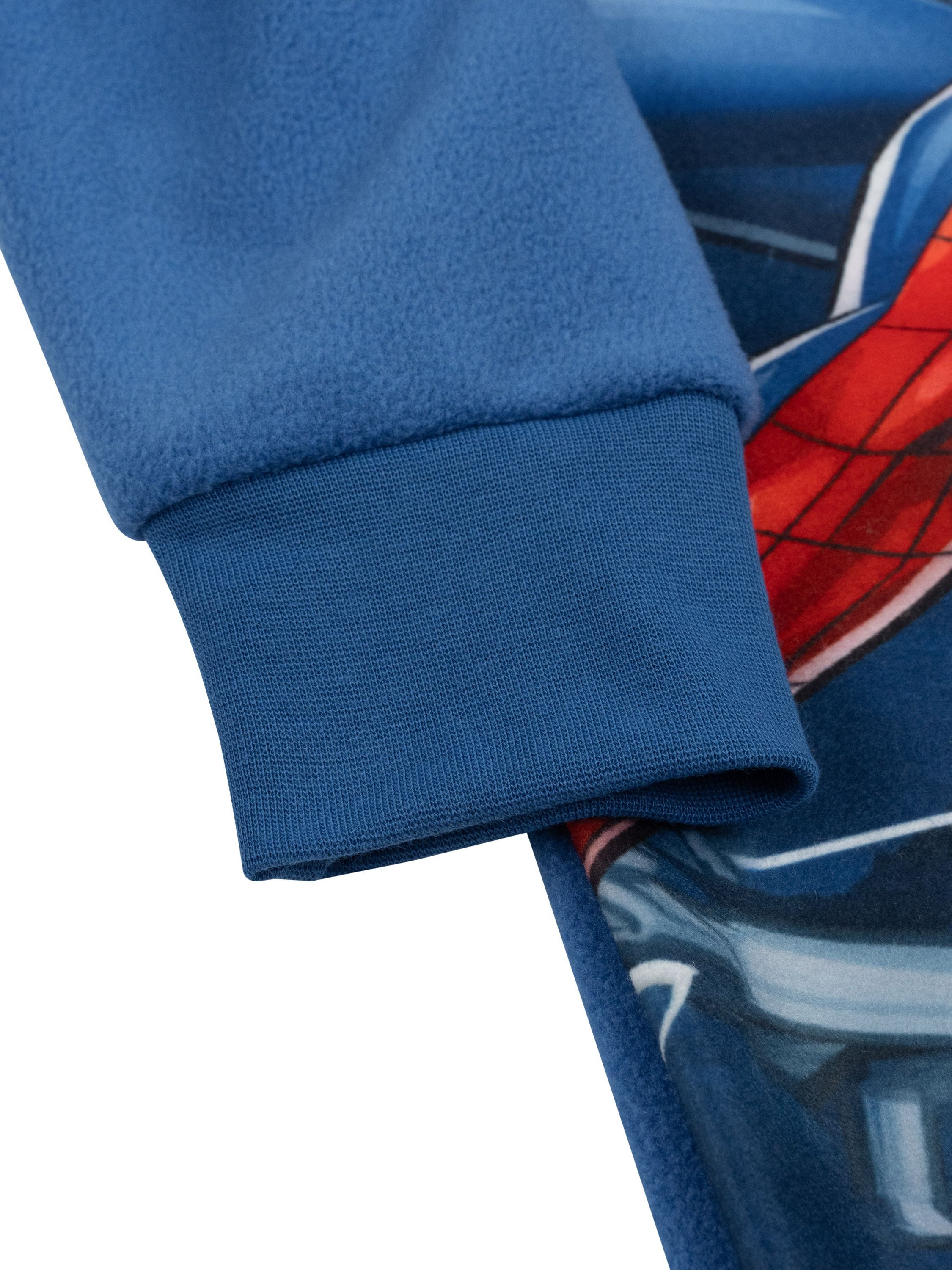 United Labels® Jumpsuit Marvel Spiderman Jumpsuit Overall Pyjama Schlafanzug langarm – Bild 5 von 5