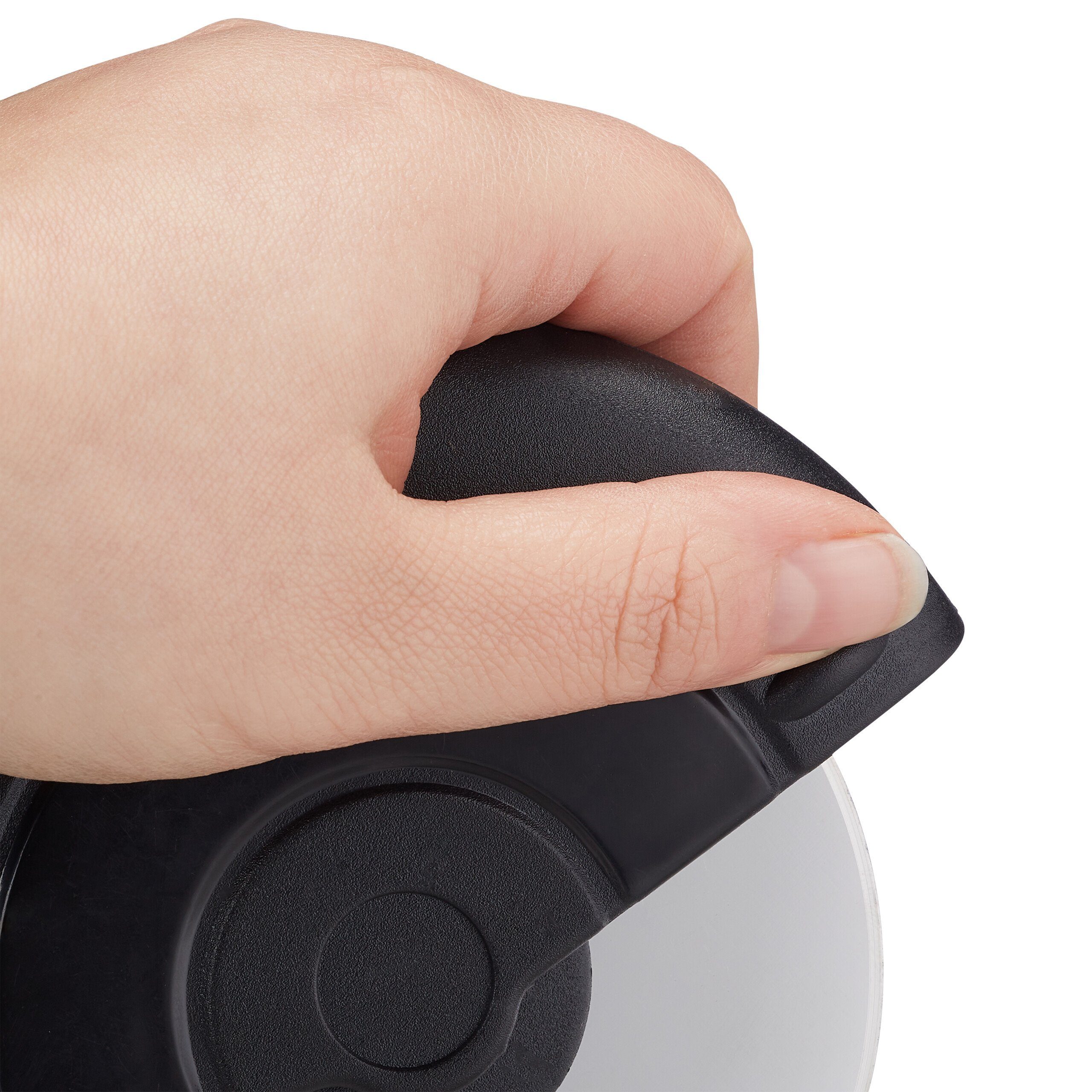 relaxdays Pizzaschneider mit Edelstahlklinge