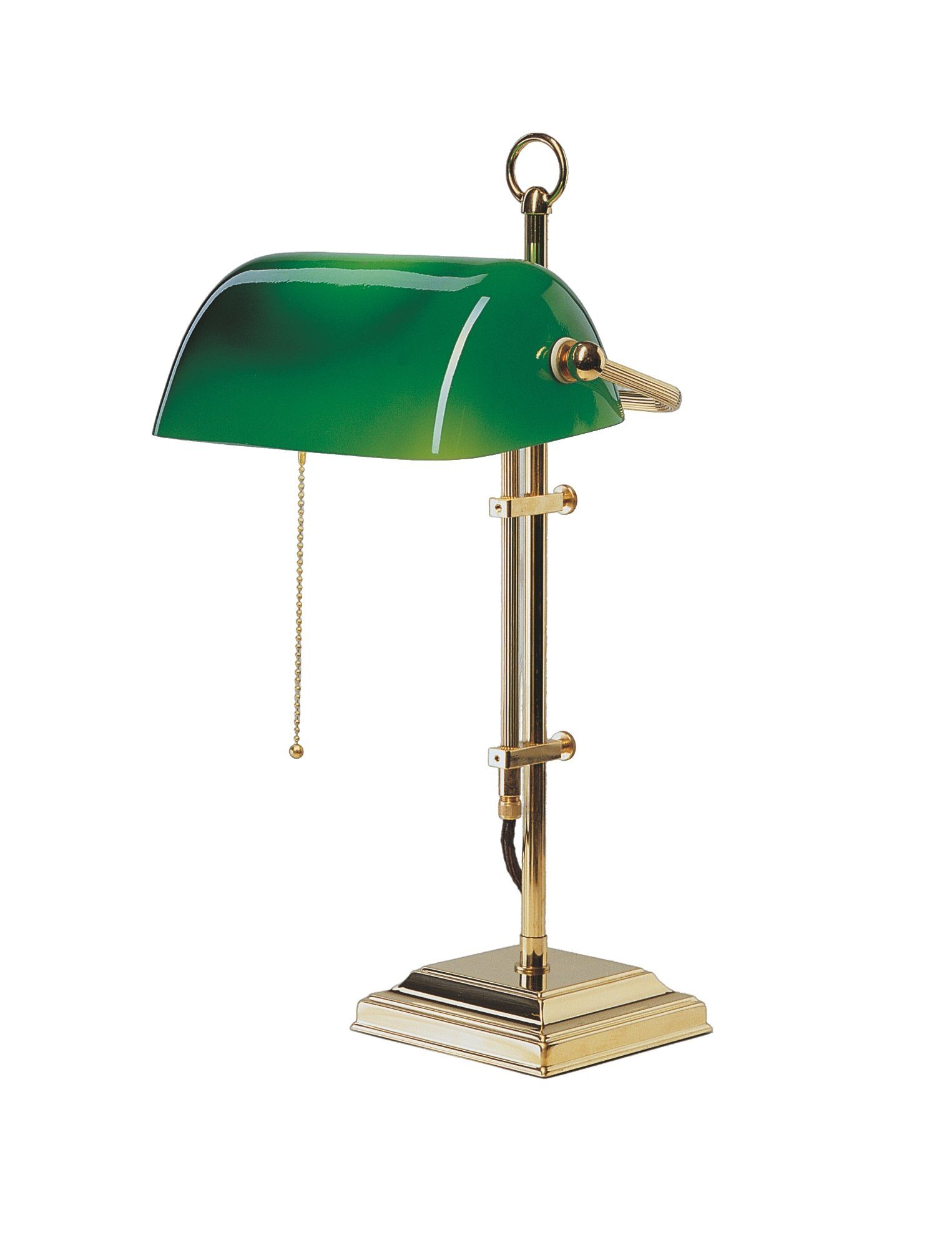 Berliner Messinglampen Tischleuchte W2-99gr-P, ohne Leuchtmittel