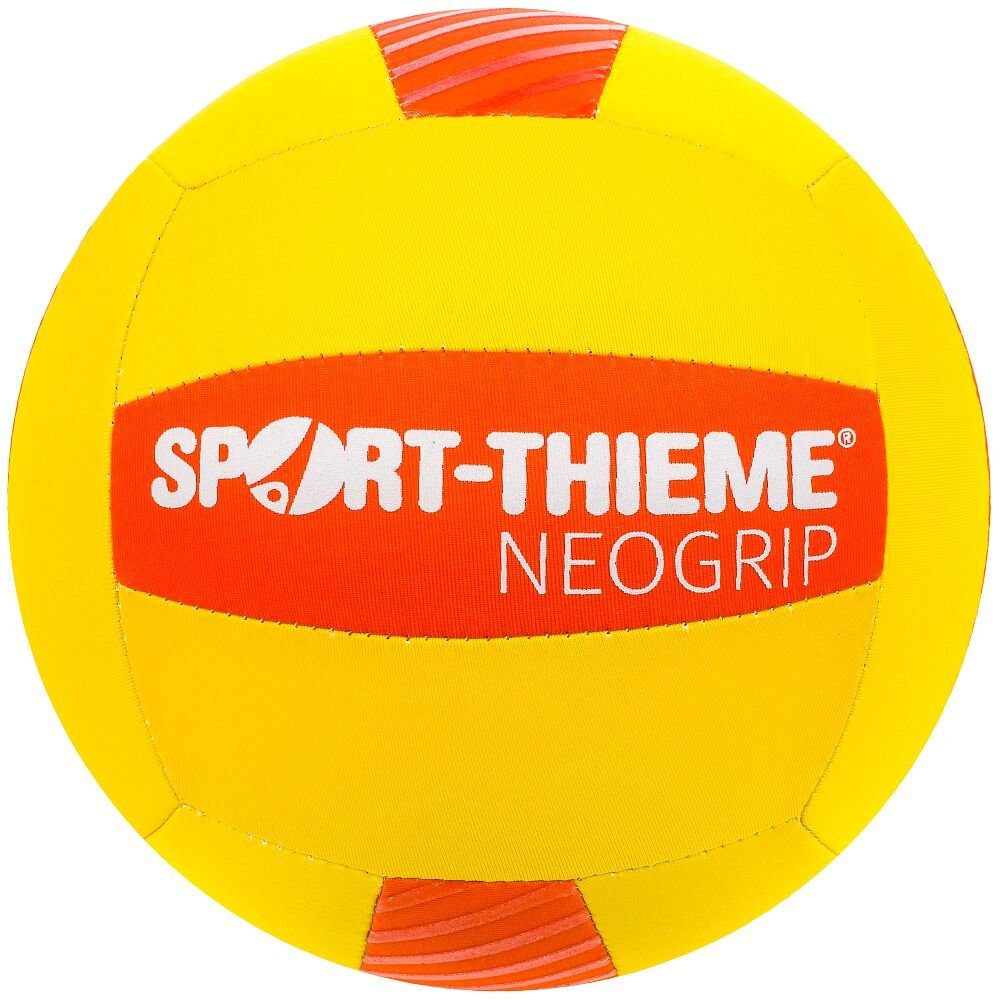 Sport-Thieme Spielball Volleyball Neogrip, Für das Spiel im Innen- und Außenbereich "Beach" Gelb-Orange
