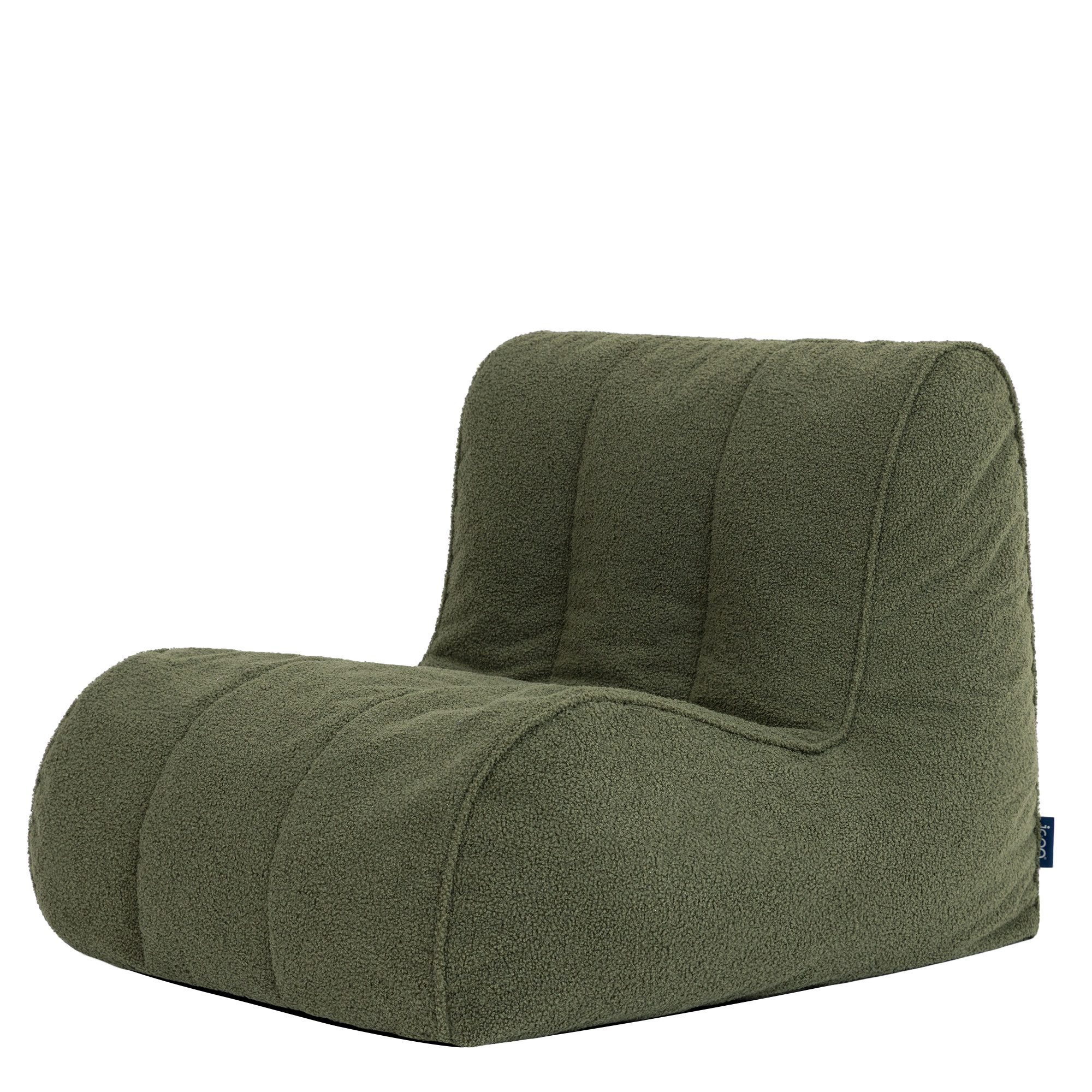 icon Sitzsack Sessel Erwachsene aus Bouclé "Swoop", Sitzsack XXL, Made in Germany, für Erwachsene & Kinder