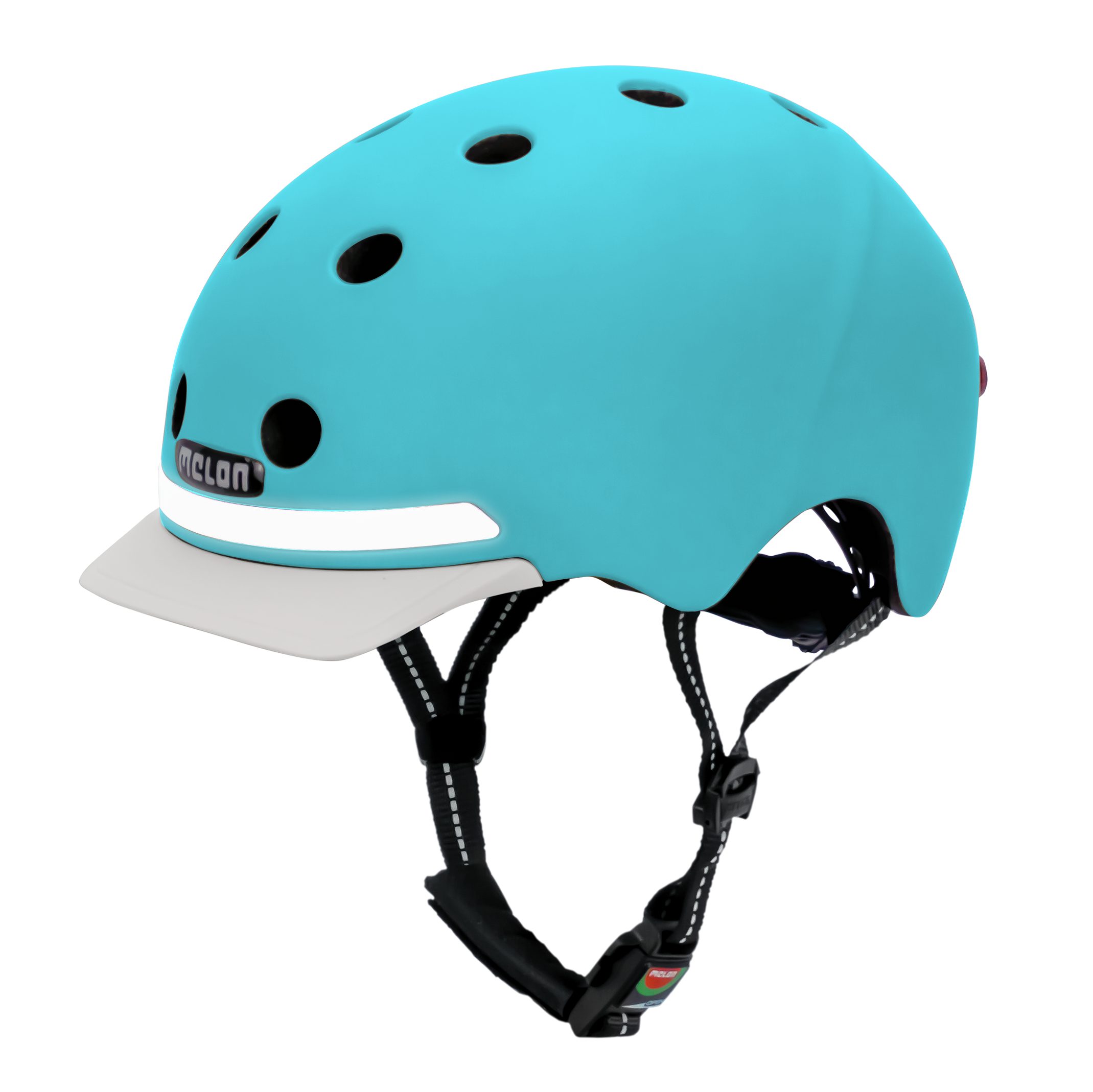 Melon Fahrradhelm E-Series Air mit Vorder- und Rücklicht, super leicht, Magnetverschluss, größenverstellbar, mehr als 50 Designs