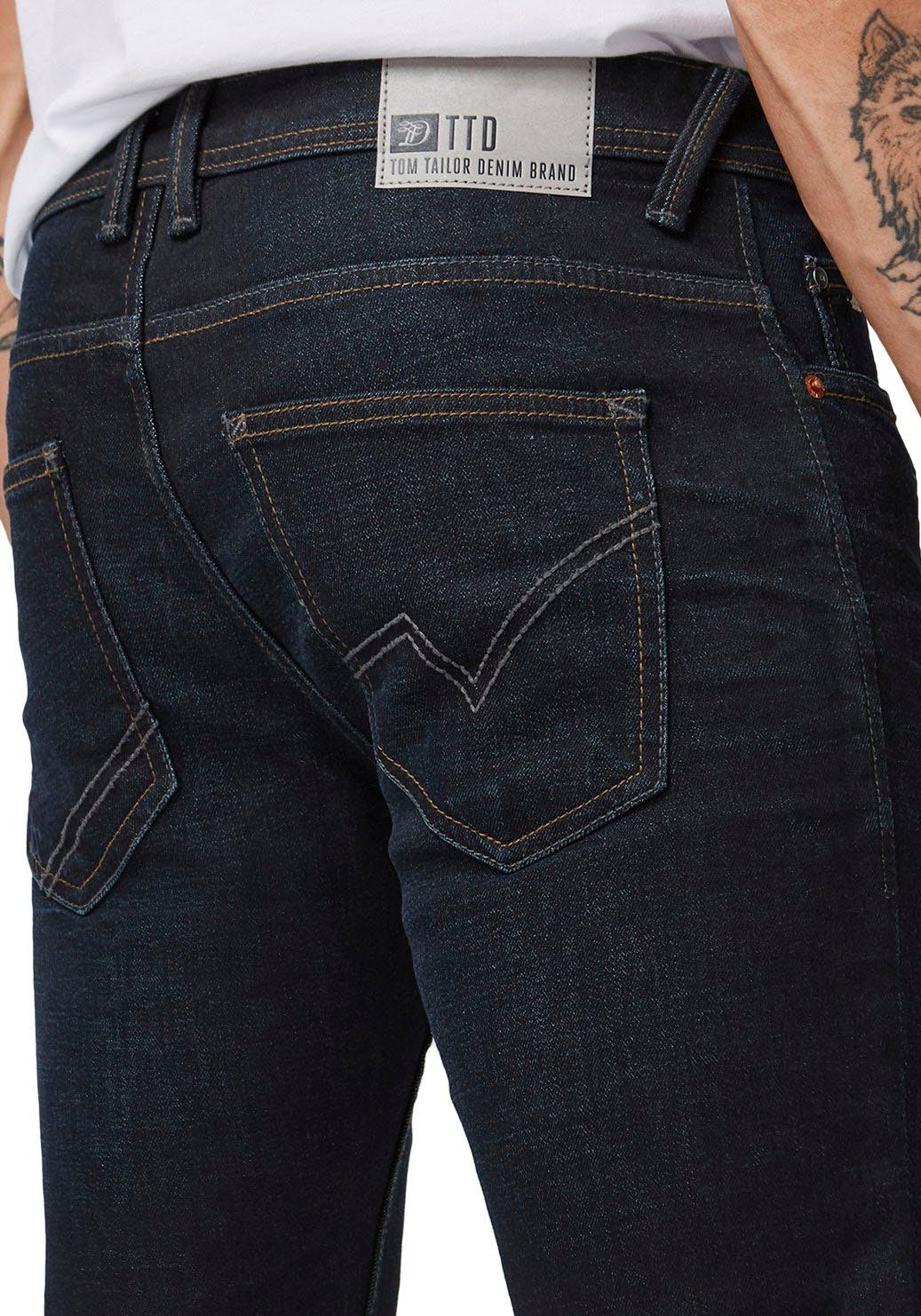 dark blue AEDAN TAILOR TOM Denim Straight-Jeans