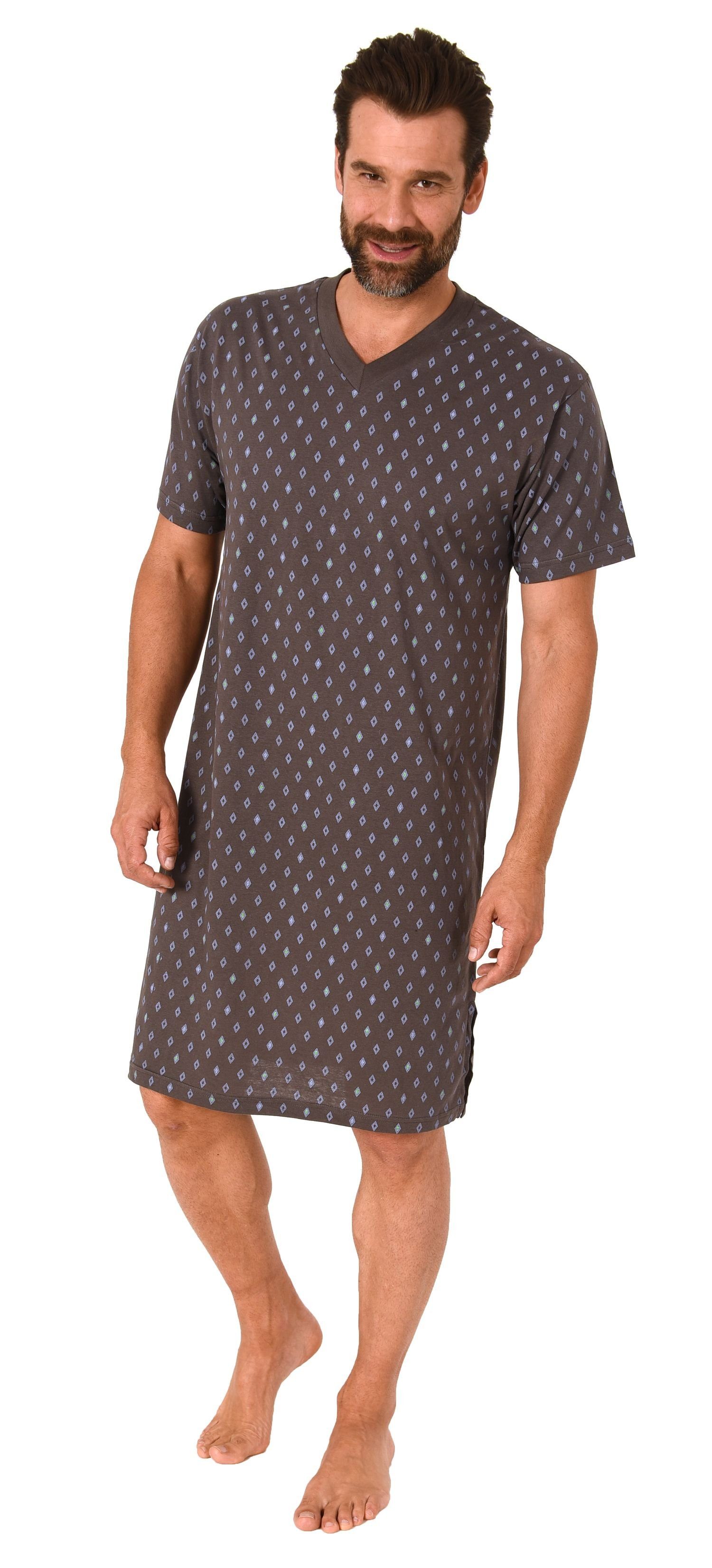 Normann Pyjama Herren Nachthemd kurzarm in günstig online kaufen