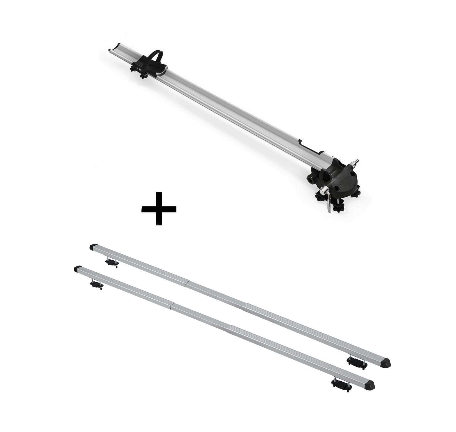 VDP Dachträger (Für Ihren Qashqai+2 08-13 im Fahrradträger (J10E) (J10E) (5Türer) und Set), kompatibel Dachträger mit 08-13, Qashqai+2 + Bike (5Türer) RAPID Fahrradträger Dachträger Pro Nissan Nissan