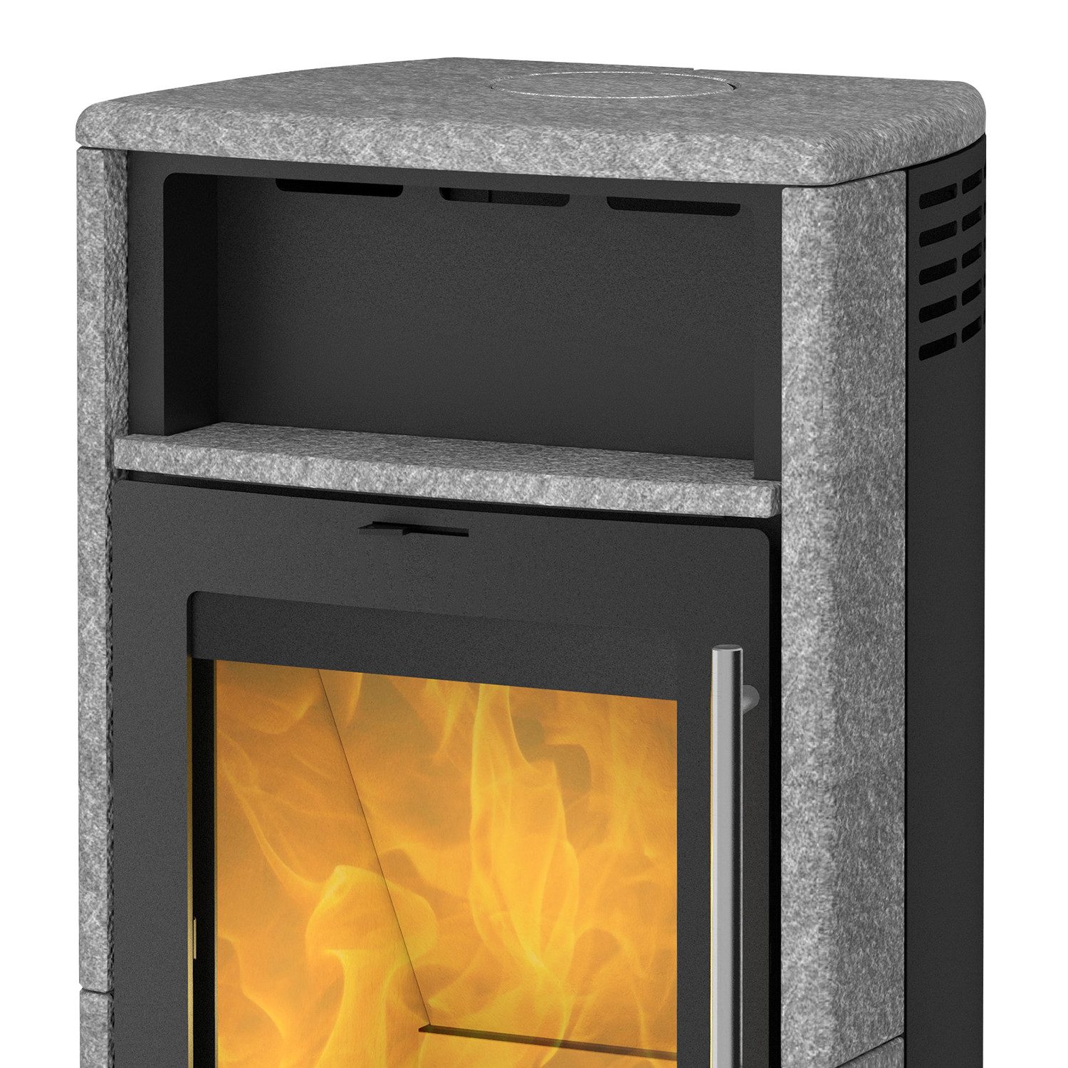 Fireplace Kaminofen Fireplace Torino Dauerbrandofen Stahl günstig online kaufen