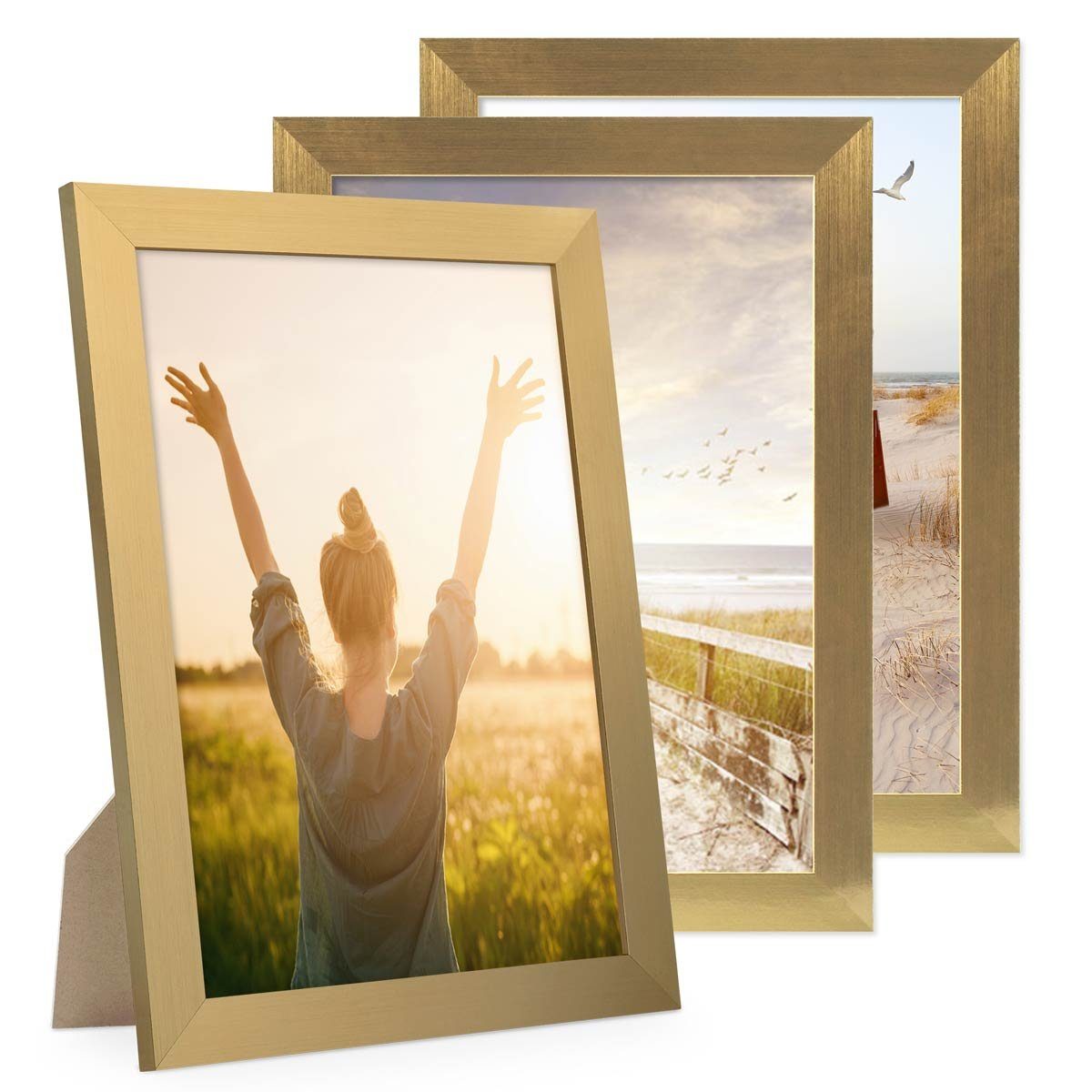 PHOTOLINI Bilderrahmen 3er Set breite Rahmen, günstig online kaufen