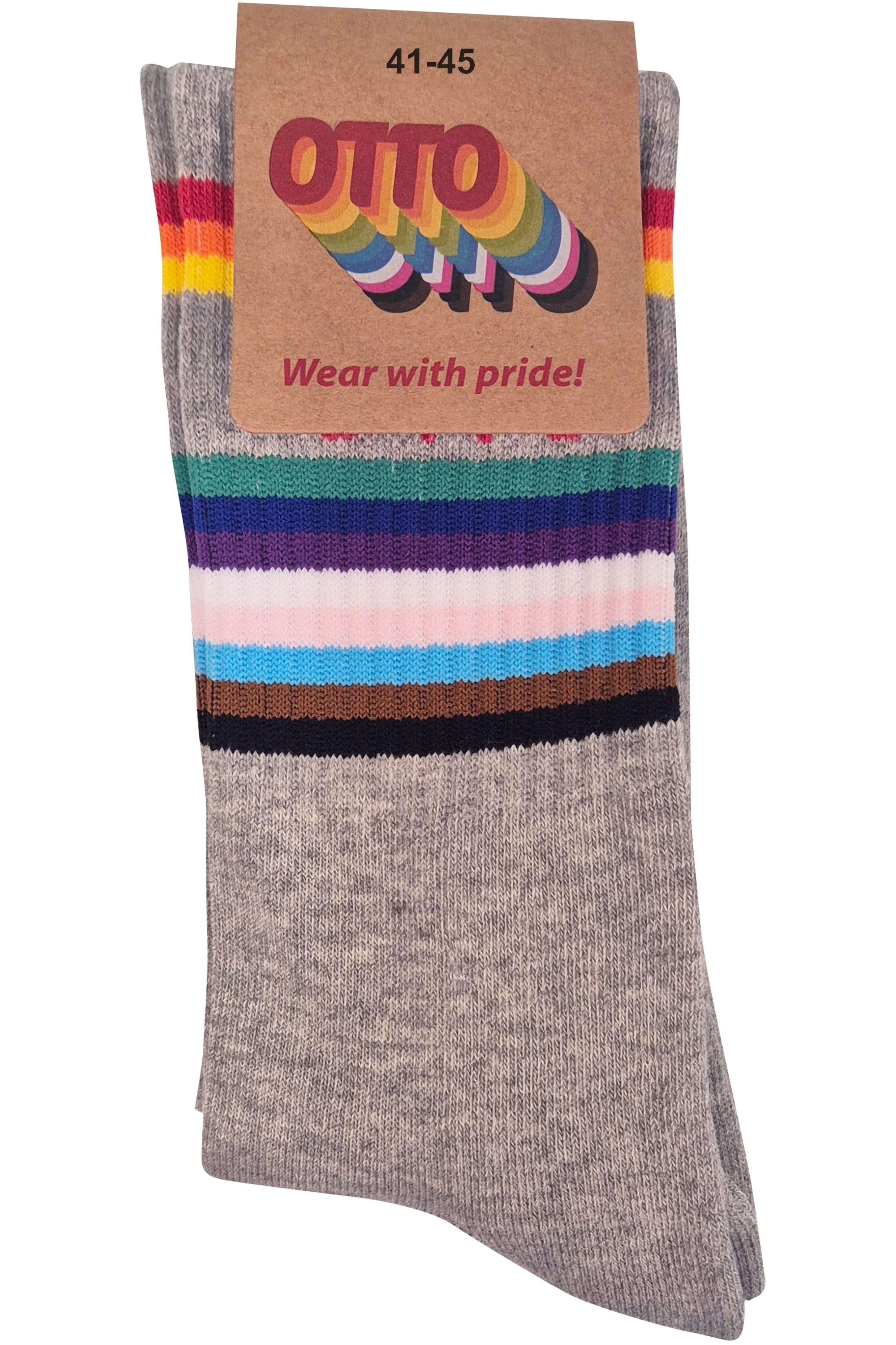 Capelli New York Socken Limited Edition Pride-Socken mit OTTO-Logo, hochwertige softe Qualität – Bild 5 von 5