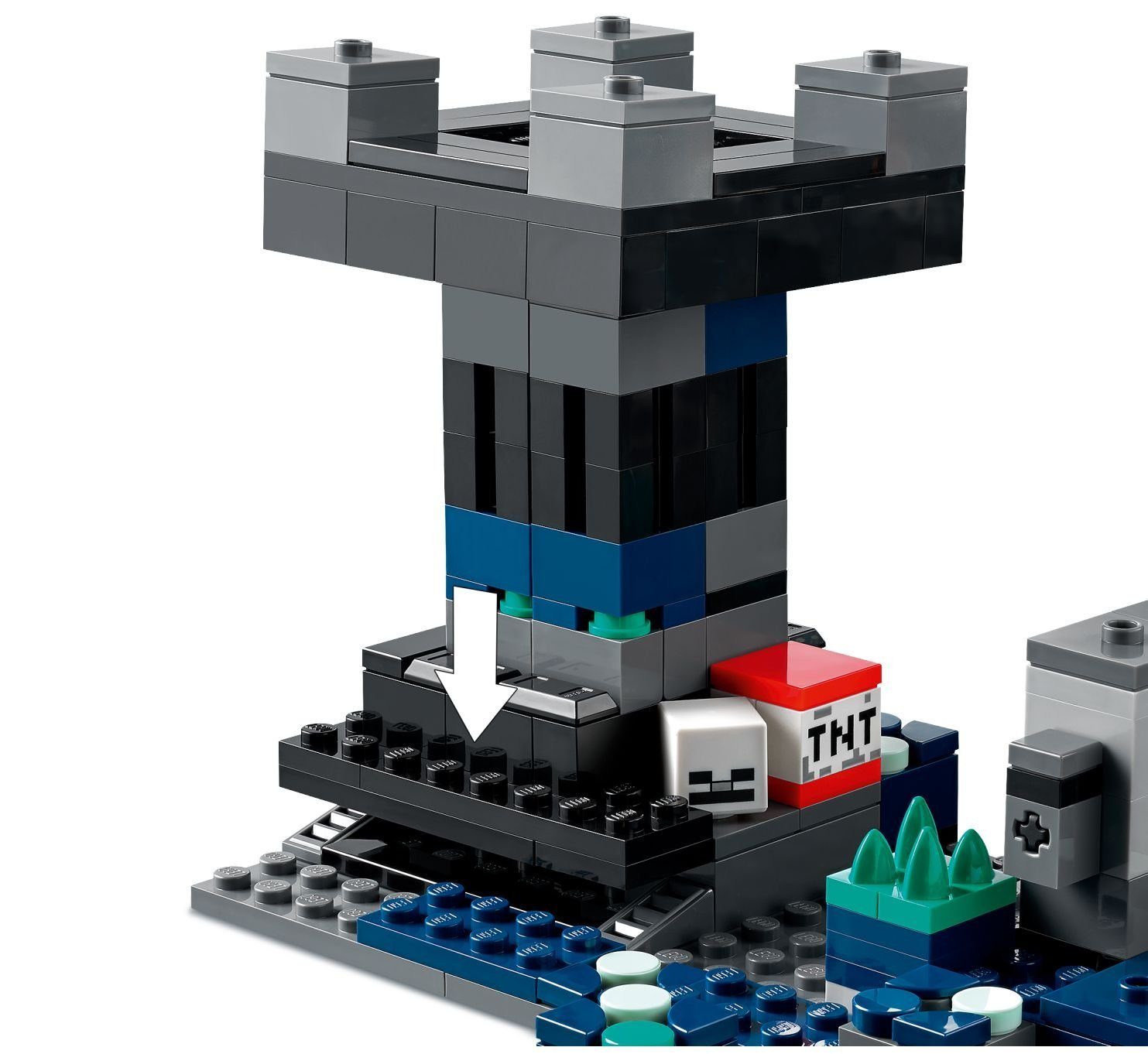 LEGO® LEGO Minecraft® 21246 Das Duell in der Finsternis Konstruktionsspielsteine, (Set, 584 Teile) – Bild 5 von 5