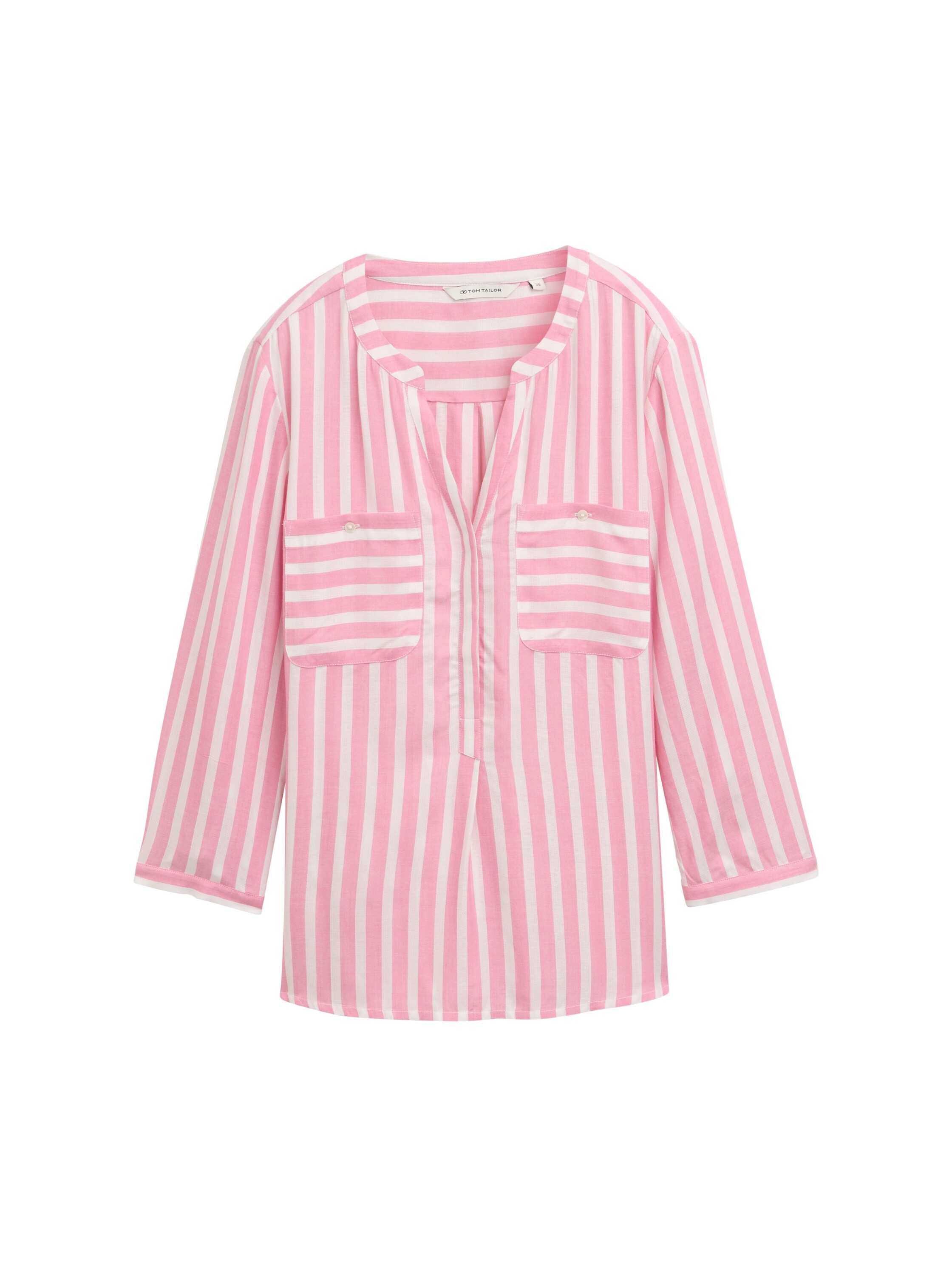 TOM TAILOR Klassische Bluse mit Taschen