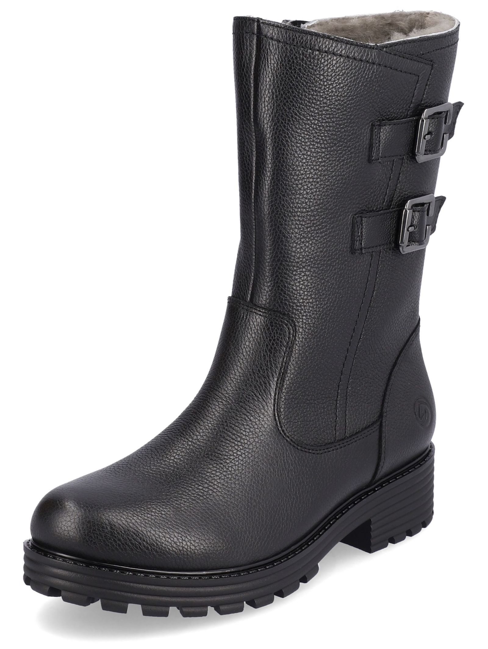 Remonte Stiefelette Glattleder . Schnürstiefelette