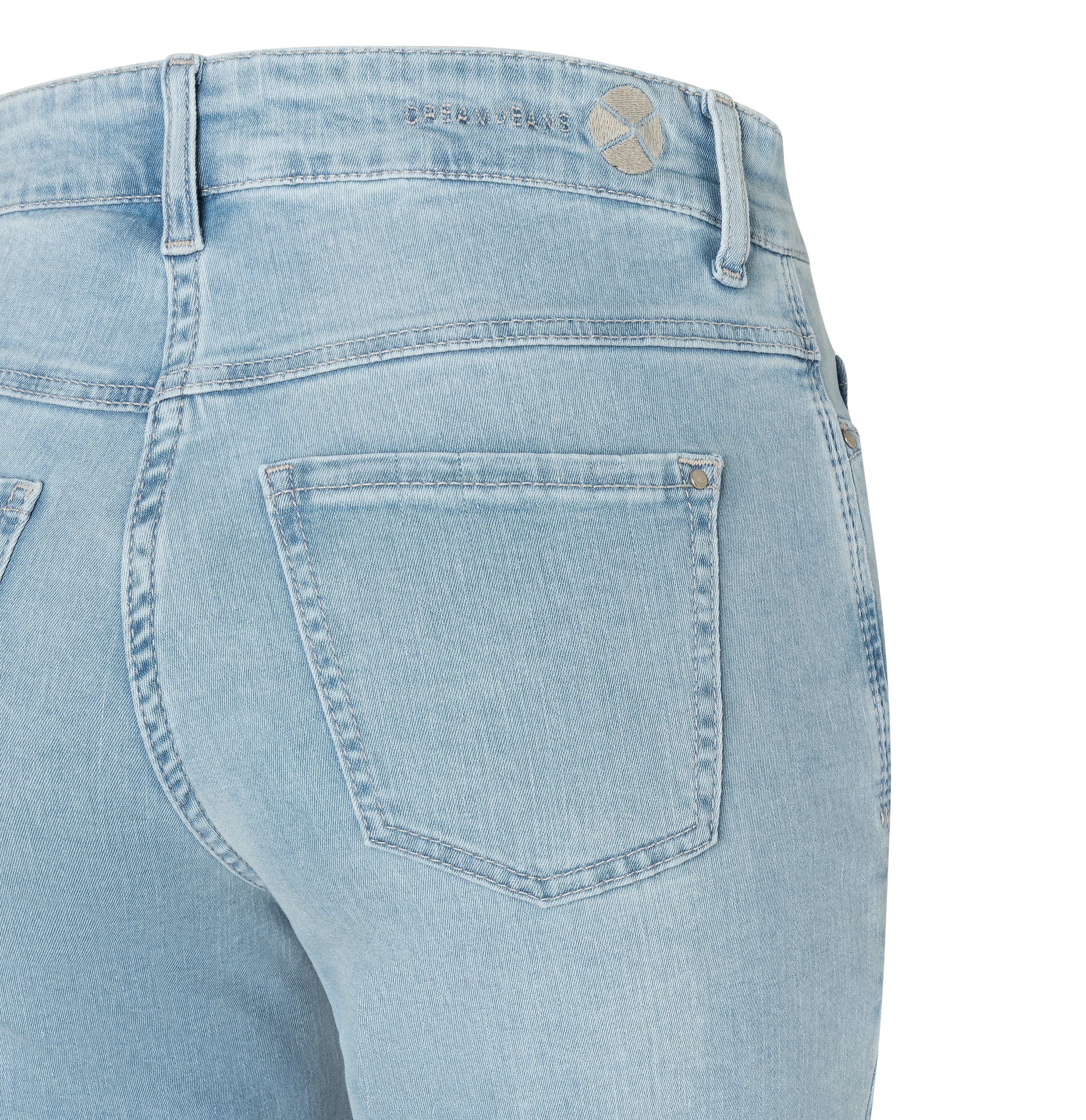 MAC Stretch-Jeans MAC DREAM aqua blue random wash 5401-90-0355L D452 – Bild 4 von 5