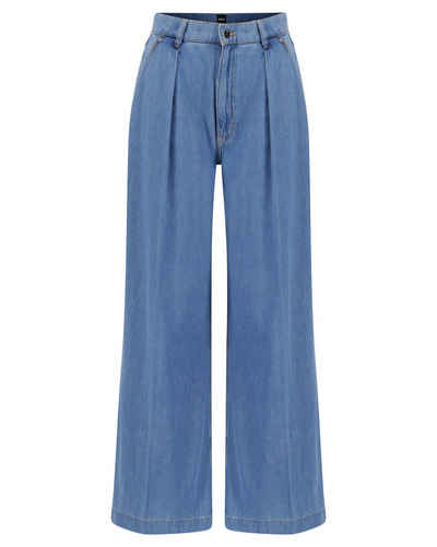 BOSS 5-Pocket-Jeans Damen Jeans DENIM WIDE LEG (1-tlg)