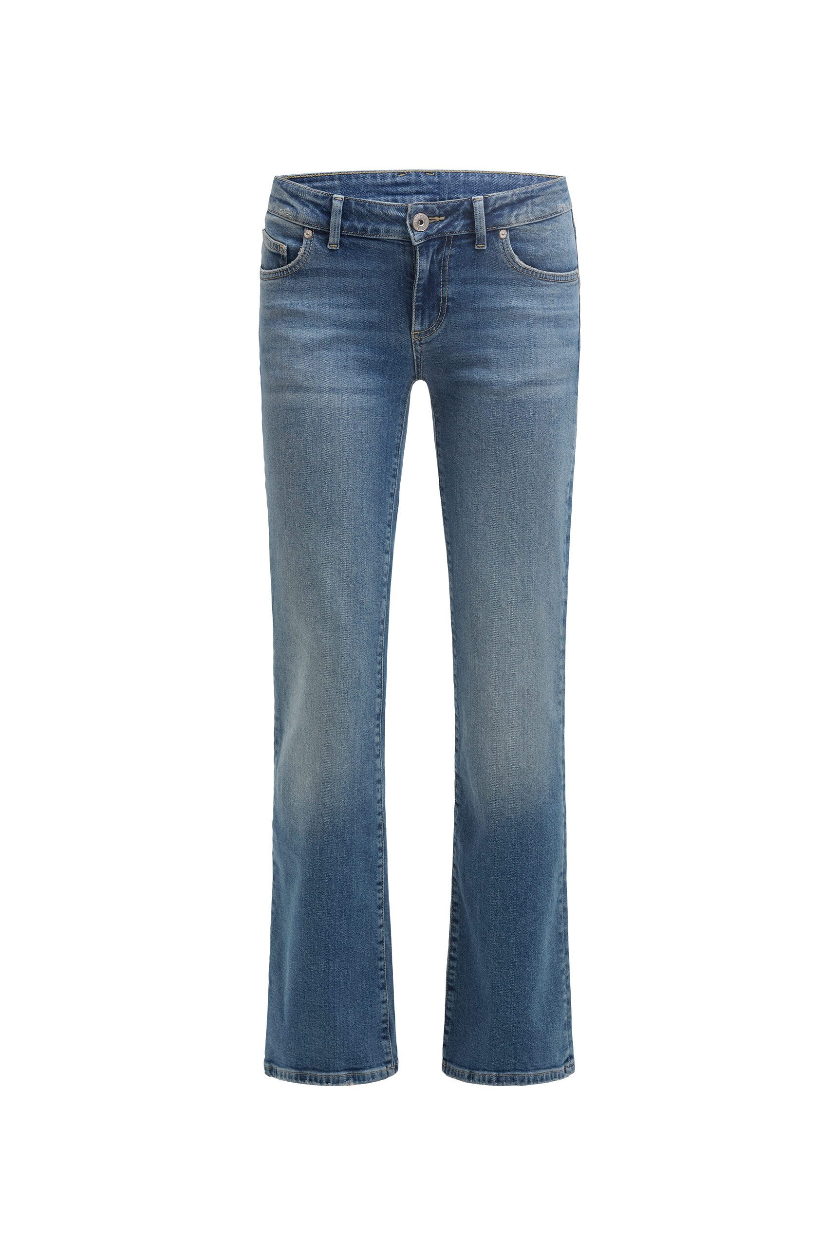 SOCCX Regular-fit-Jeans mit niedriger Leibhöhe