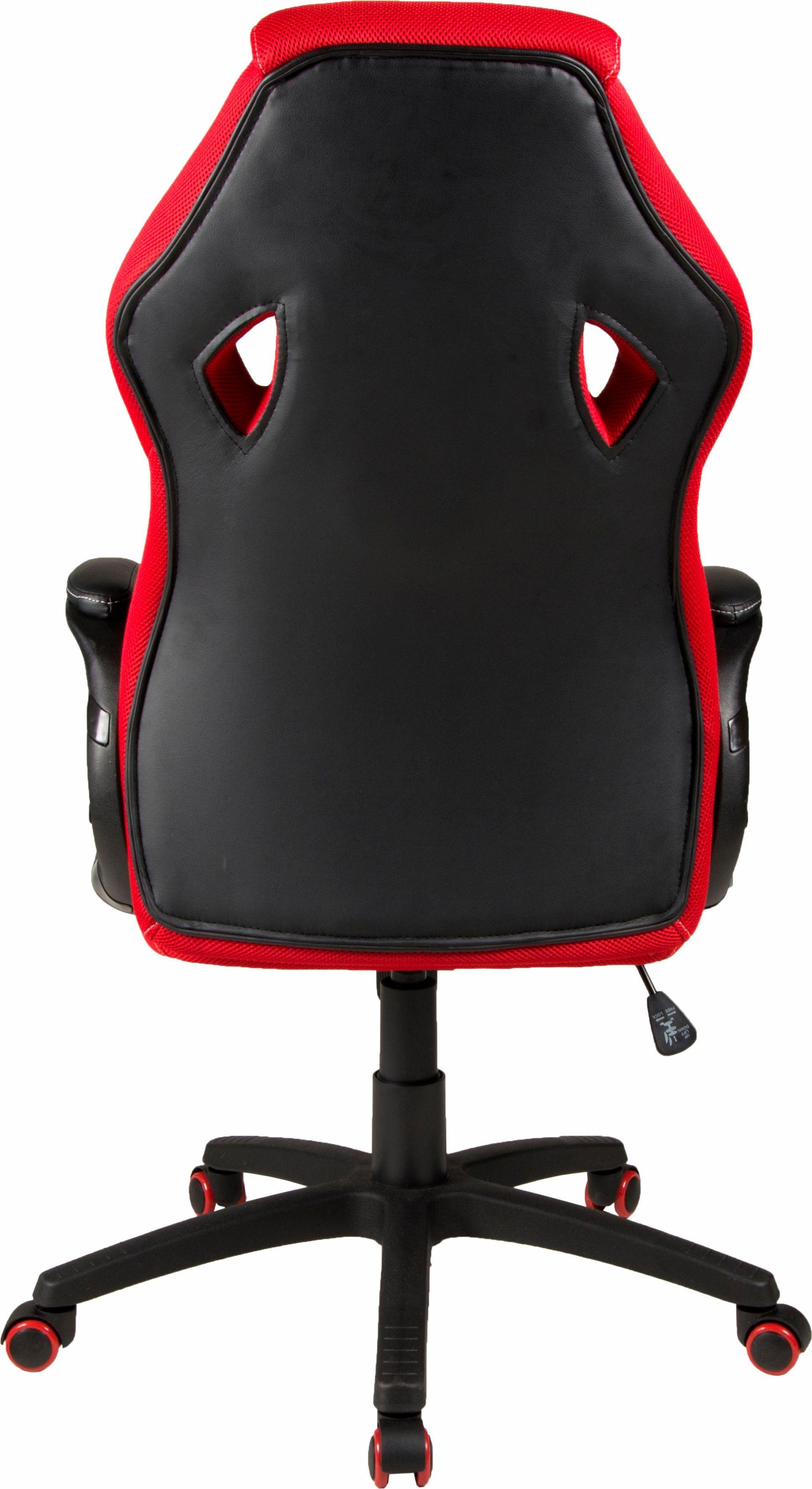 Gaming-Stuhl mit modernem Collection Duo Netzstoffbezug Samu,