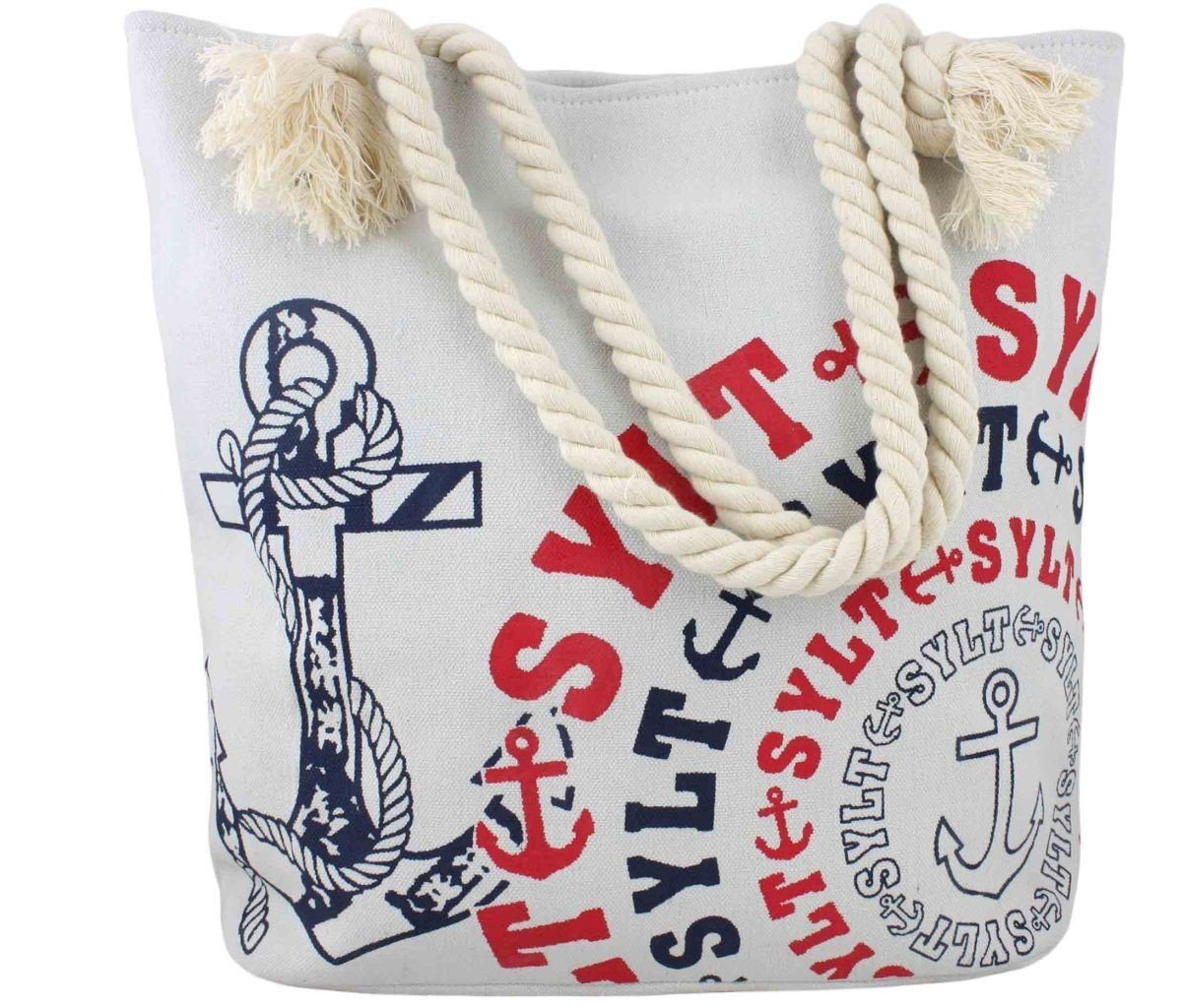 Sonia Originelli Strandtasche Shopper Sylt maritim Anker