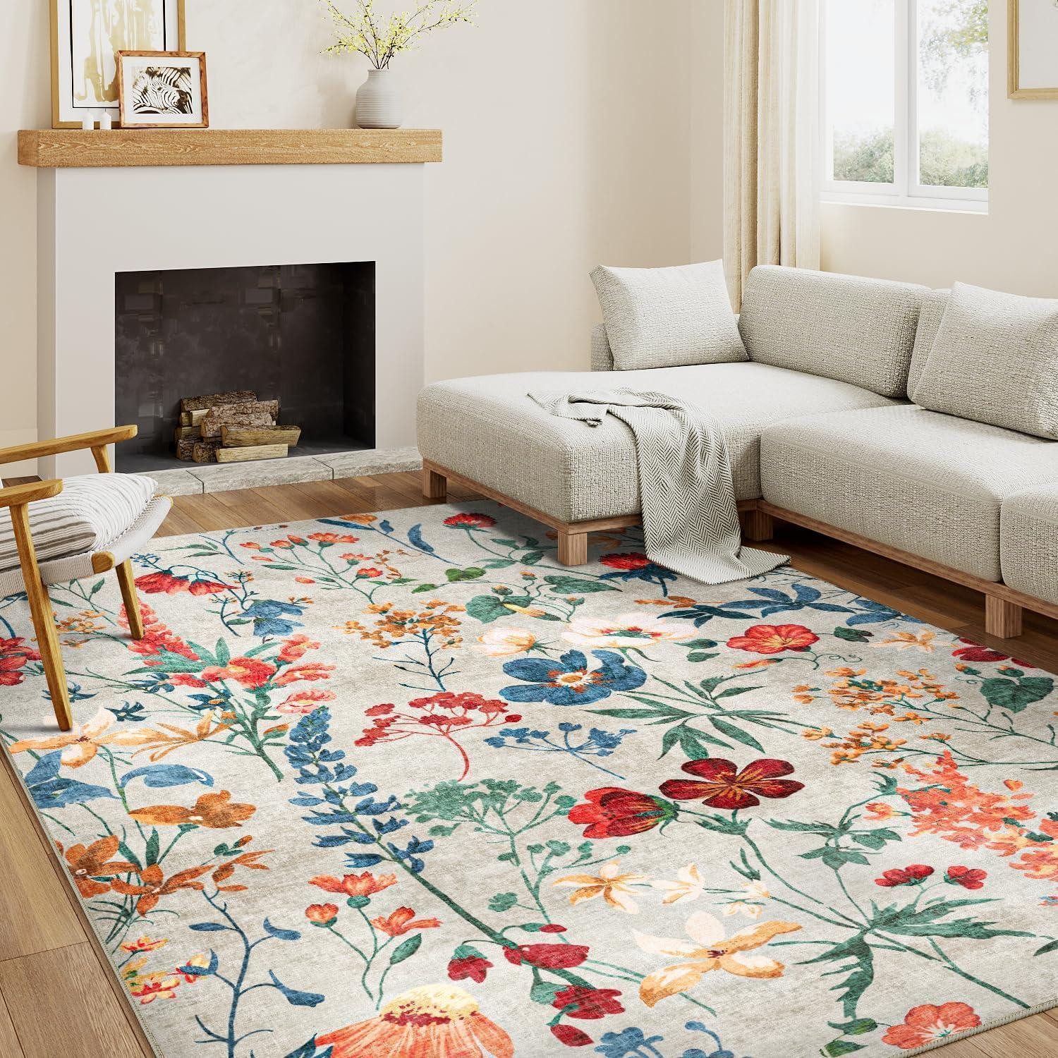 LuxusKollektion Teppich Teppich Wohnzimmer 160x230cm Beige