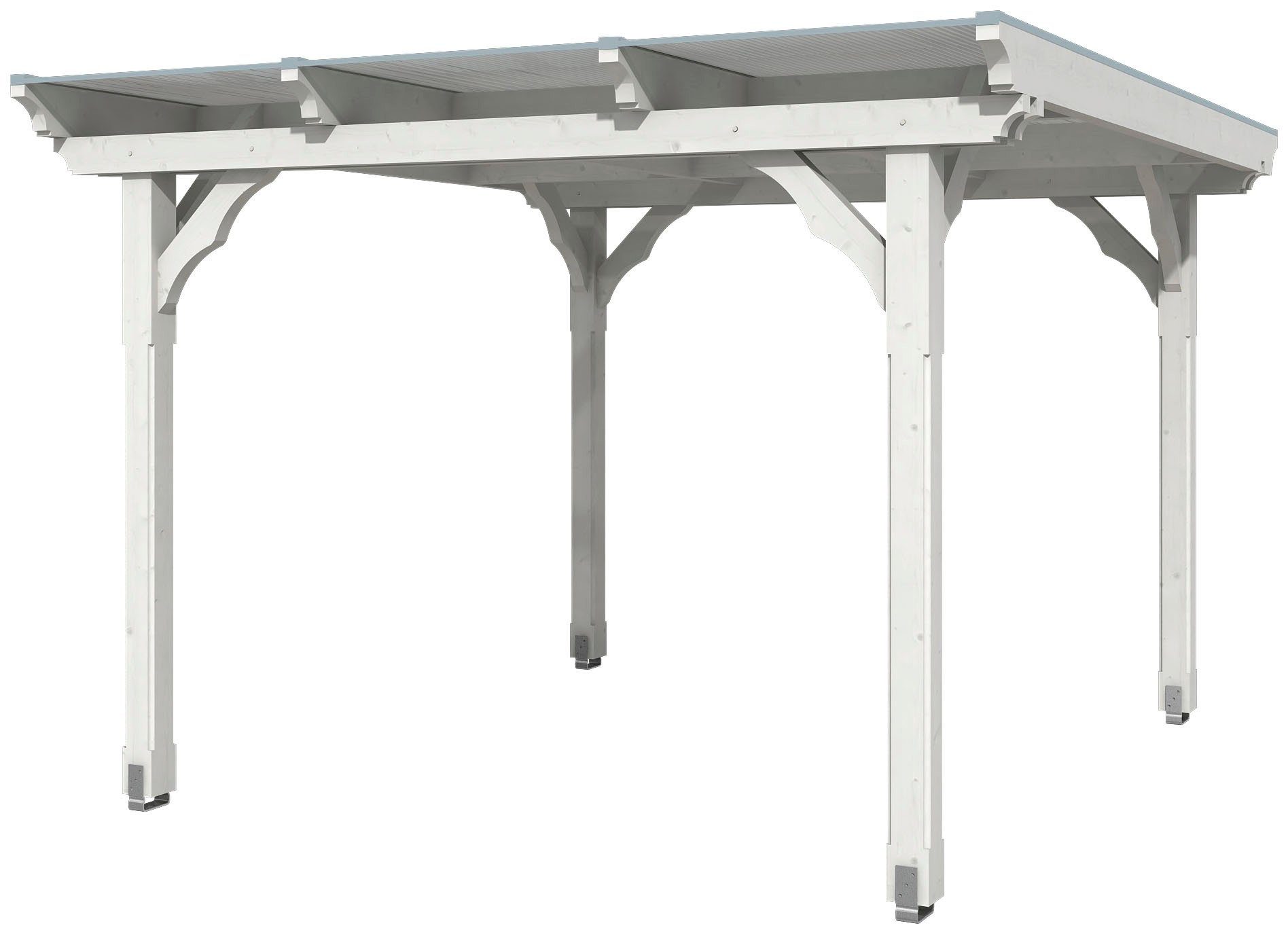 Skanholz Holzpavillon Marseille, BxTxH: 327x350x236 cm, inkl. Aufschraubstutzen