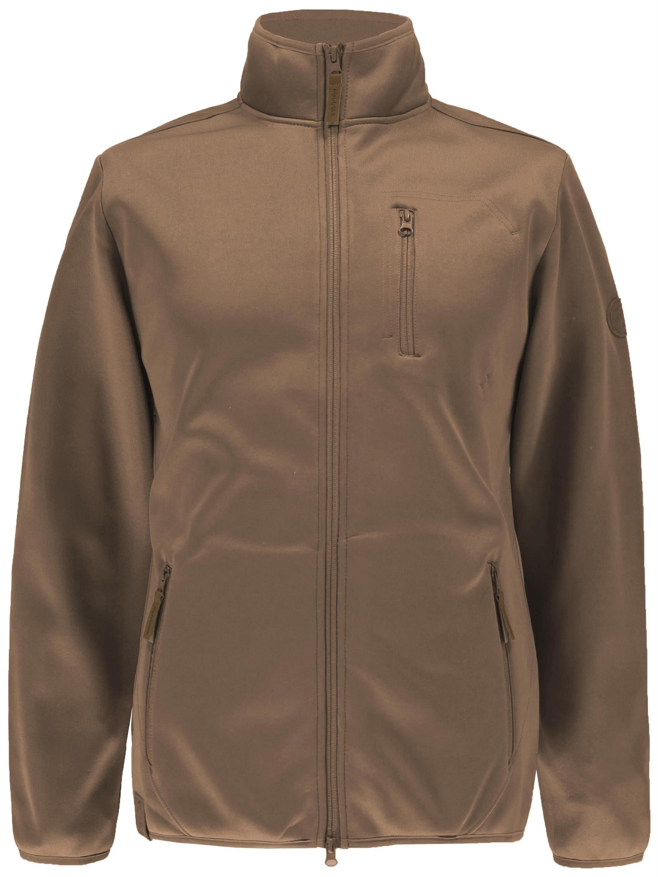 Gipfelglück Softshelljacke Willi für Herren, atmungsaktiv und schnelltrocknend Khaki