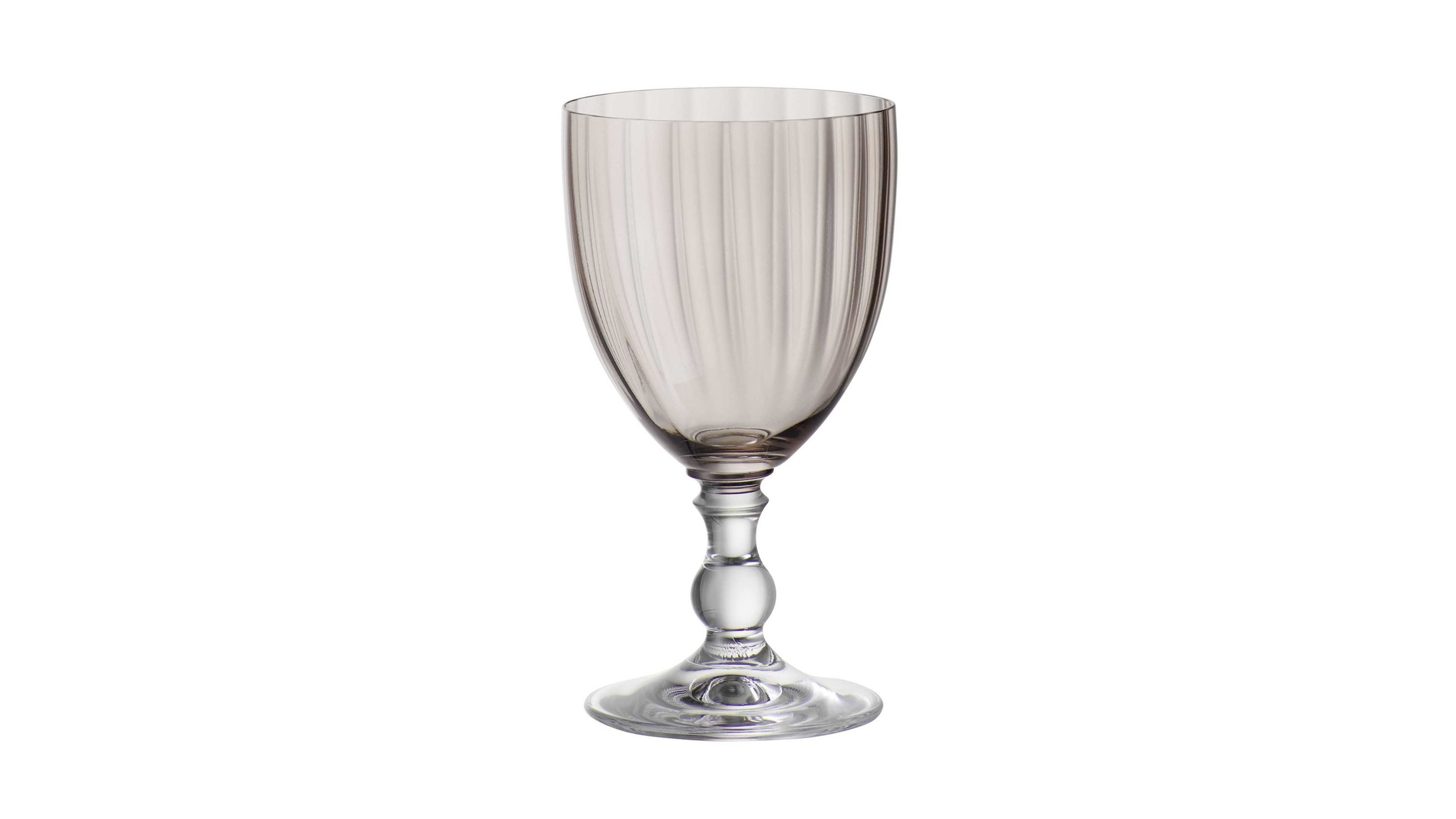 Bohemia Cristal Sektglas Bohemia Cristal Weißweinglas Georgia rauchbraunes Kristallglas 240 ml