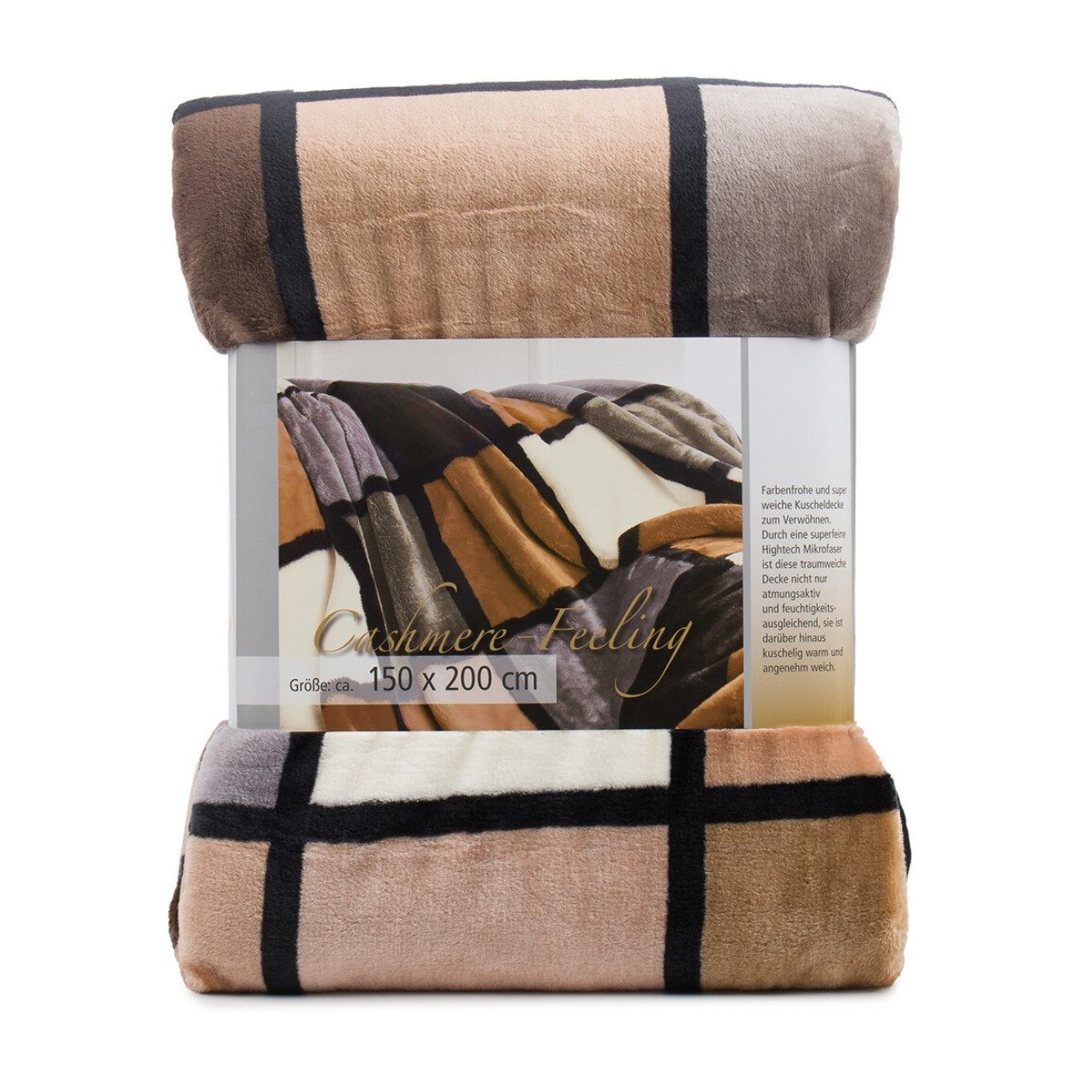 Wohndecke Kuscheldecke, liebling, mit bedrucktem Motiv, angenehm auf der Haut, ideal für die Couch