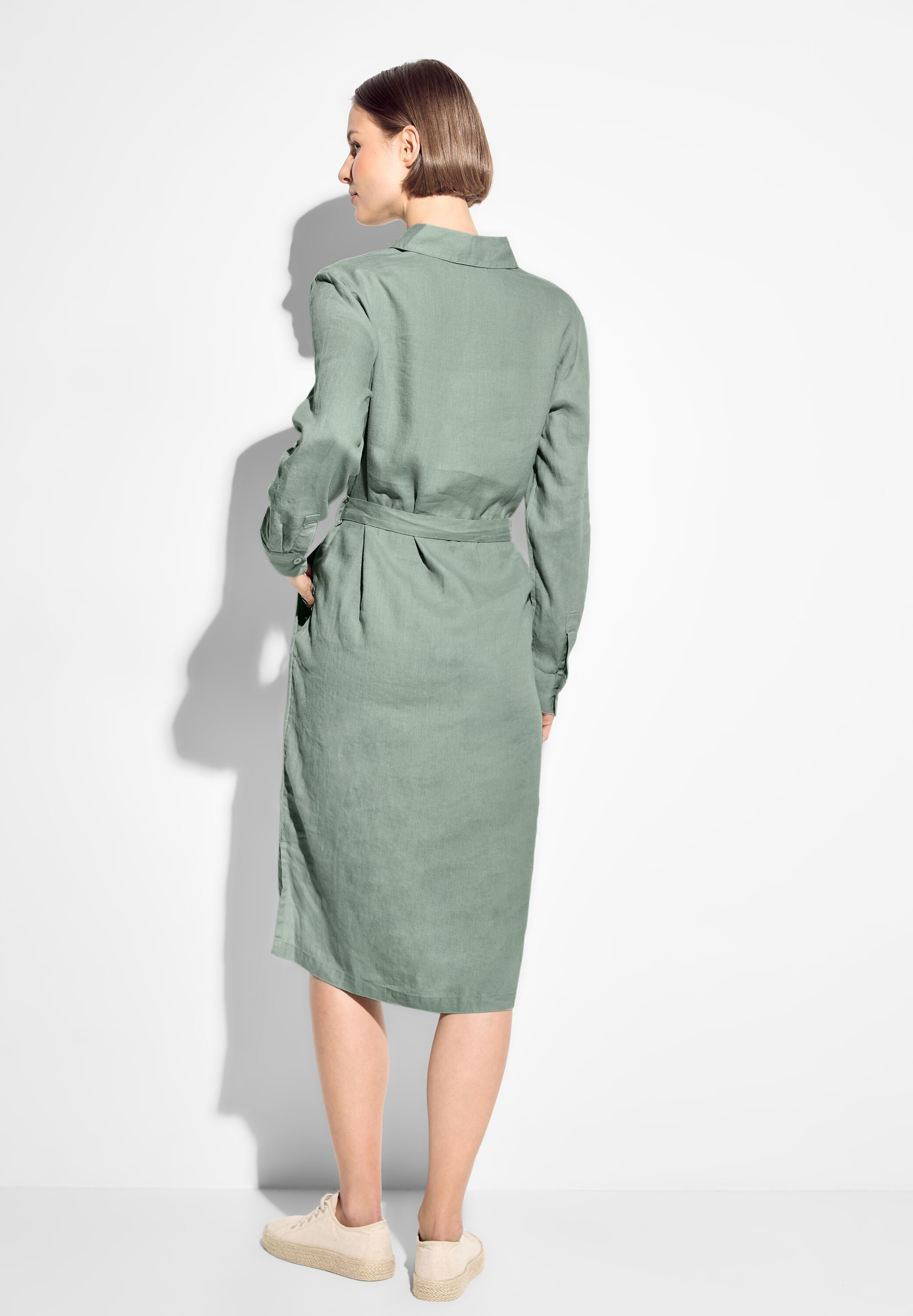 CECIL Blusenkleid mit Turn-Up-Ärmeln günstig online kaufen