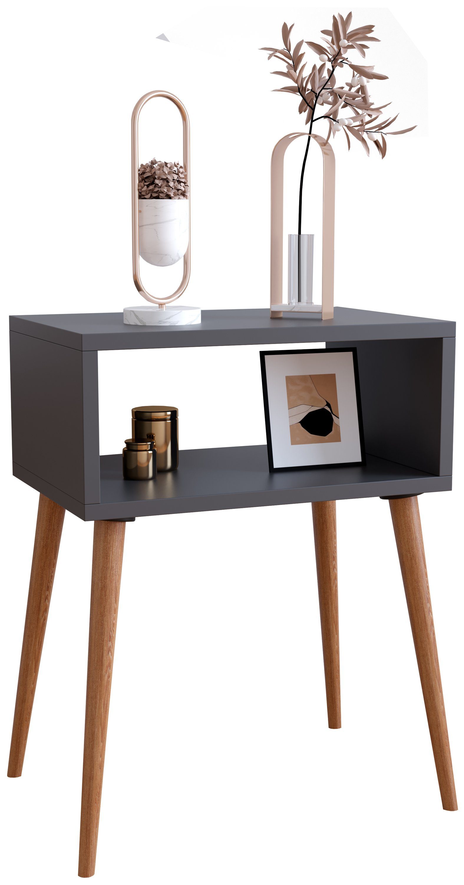 VCM Nachttisch Holz Retro Nachttisch Beistelltisch günstig online kaufen