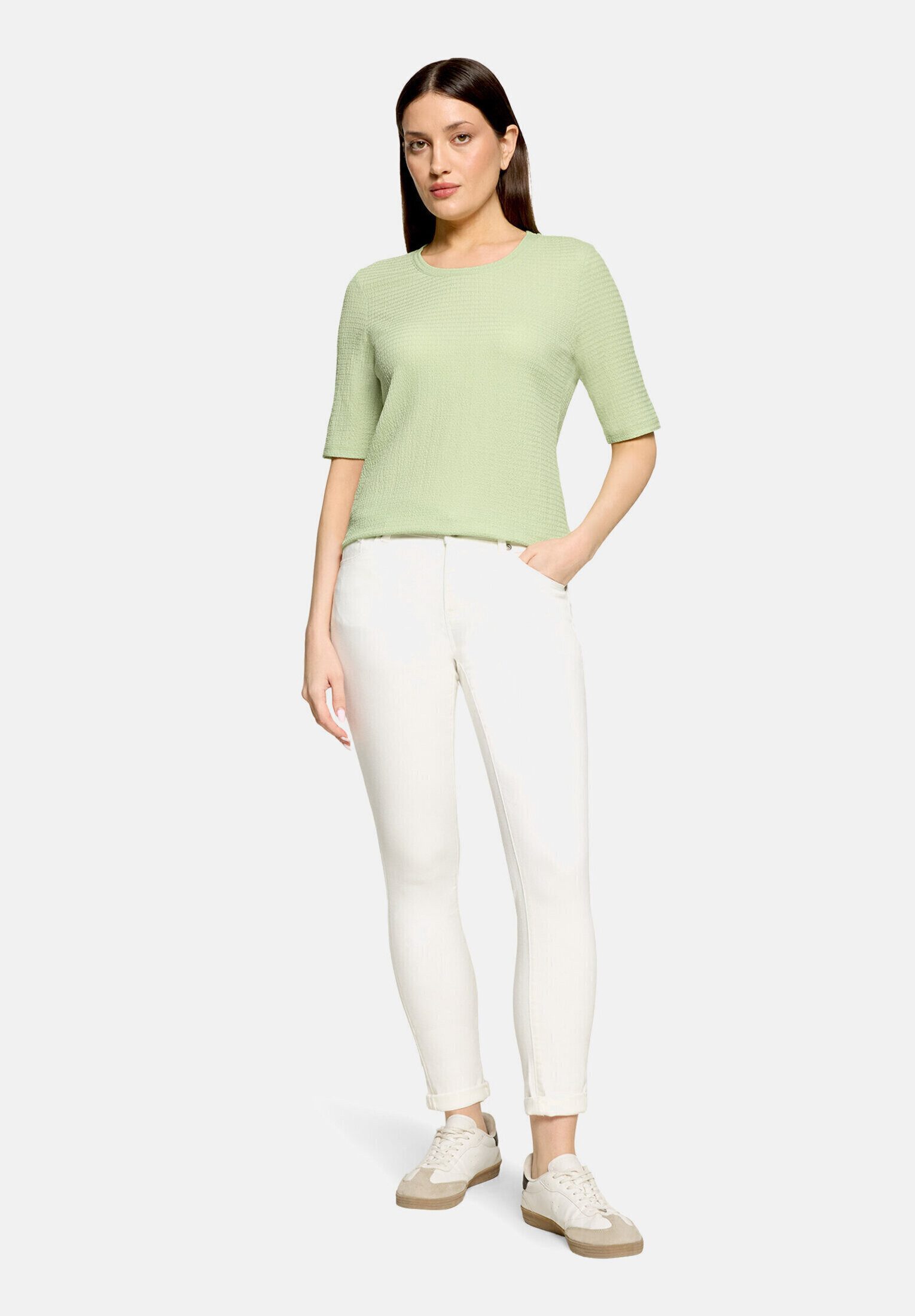 Betty Barclay Kurzarmshirt Damen mit Rundhalsausschnitt (1-tlg)
