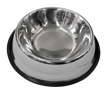 scarlet products Futternapf, Hundenapf »Bowl« mit Rutschsicherung; Edelstahl mit Gummirand; für Wasser oder Futter; in diversen Größen; einzeln oder Paar von scarlet pet