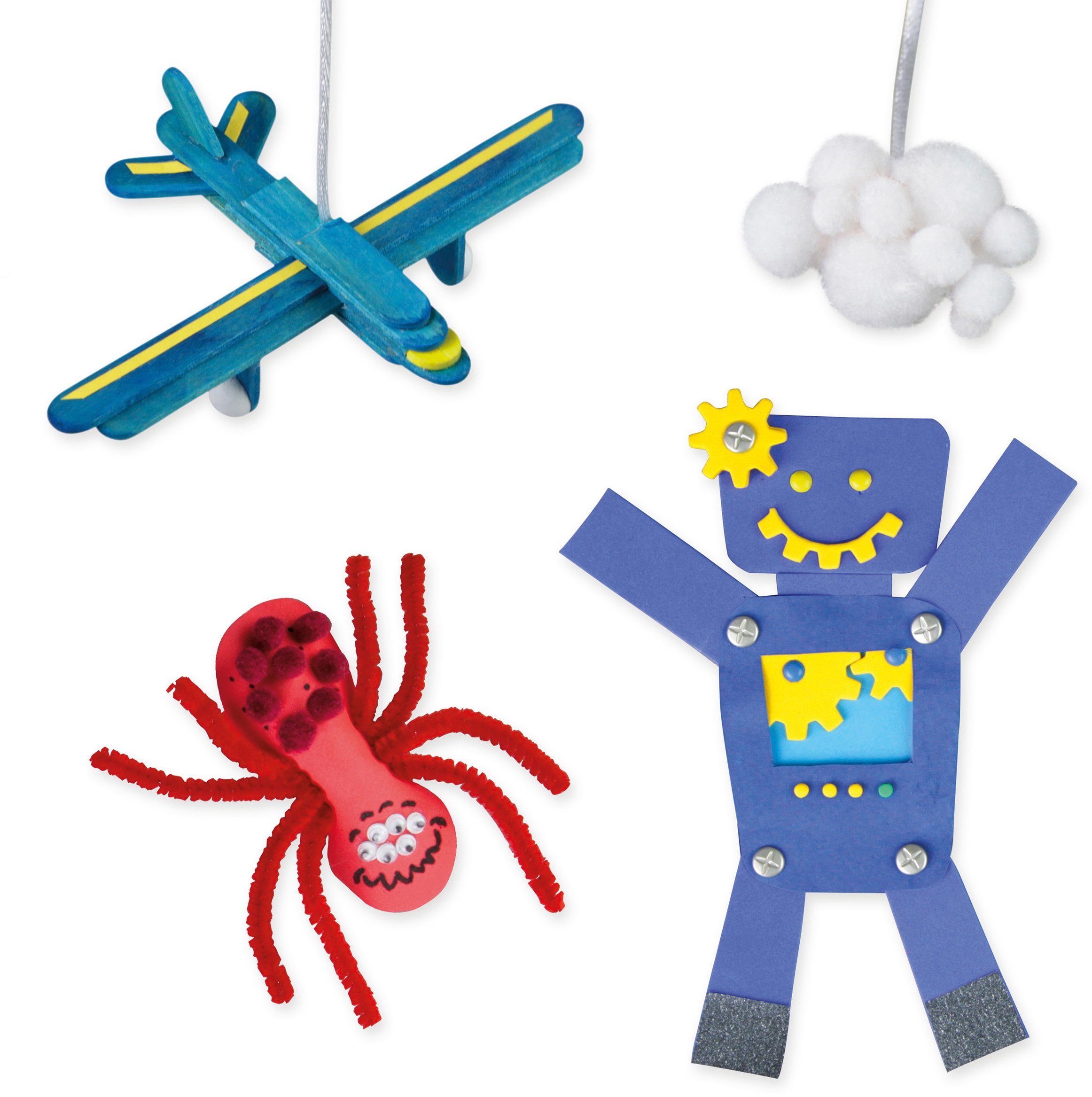 Lena® Kreativset Bastelkoffer Jumbo, blau